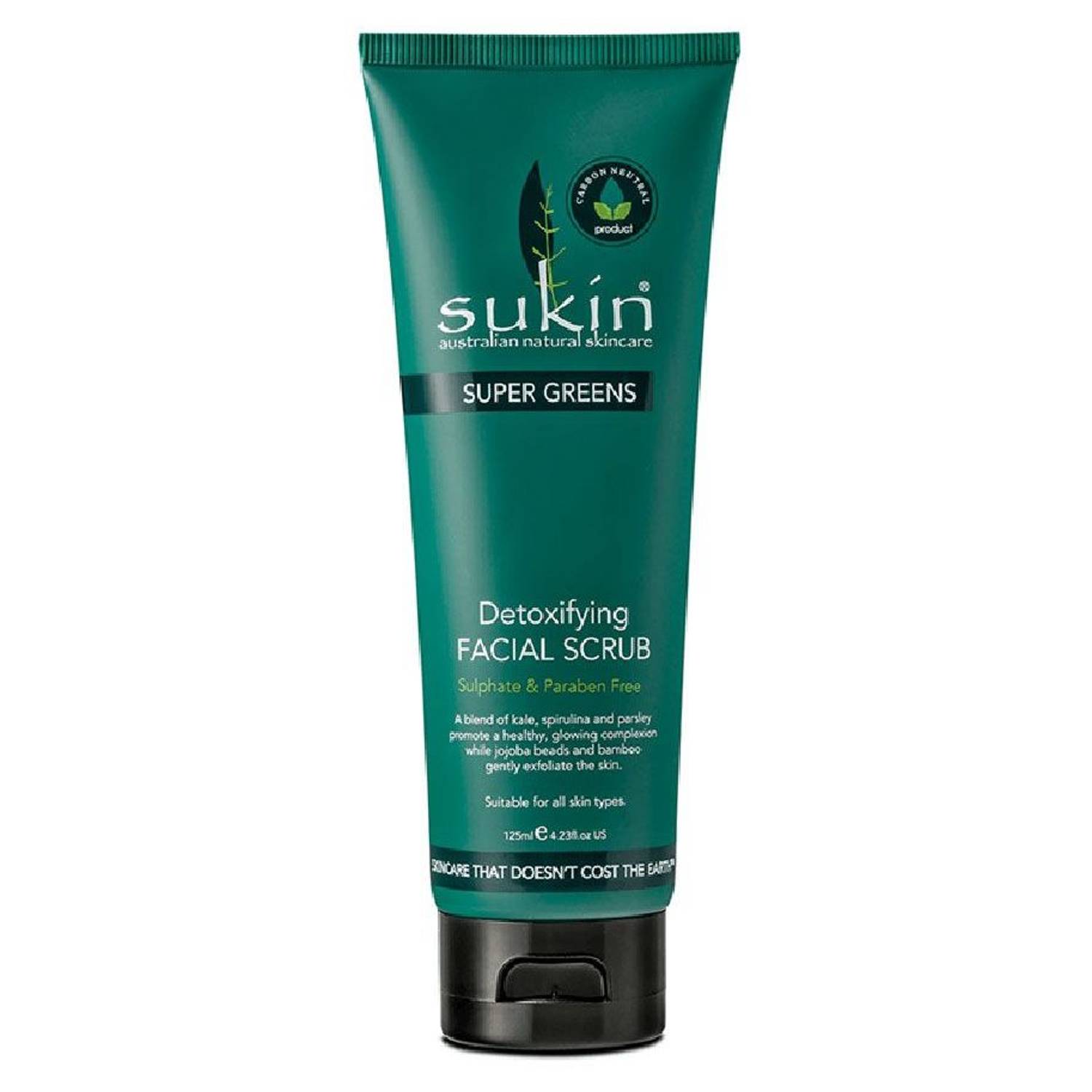 Sukin Super Greens Detoxifying Facial Scrub 125ml Sukin Super Greens Detoxifying Facial Scrub 125ml