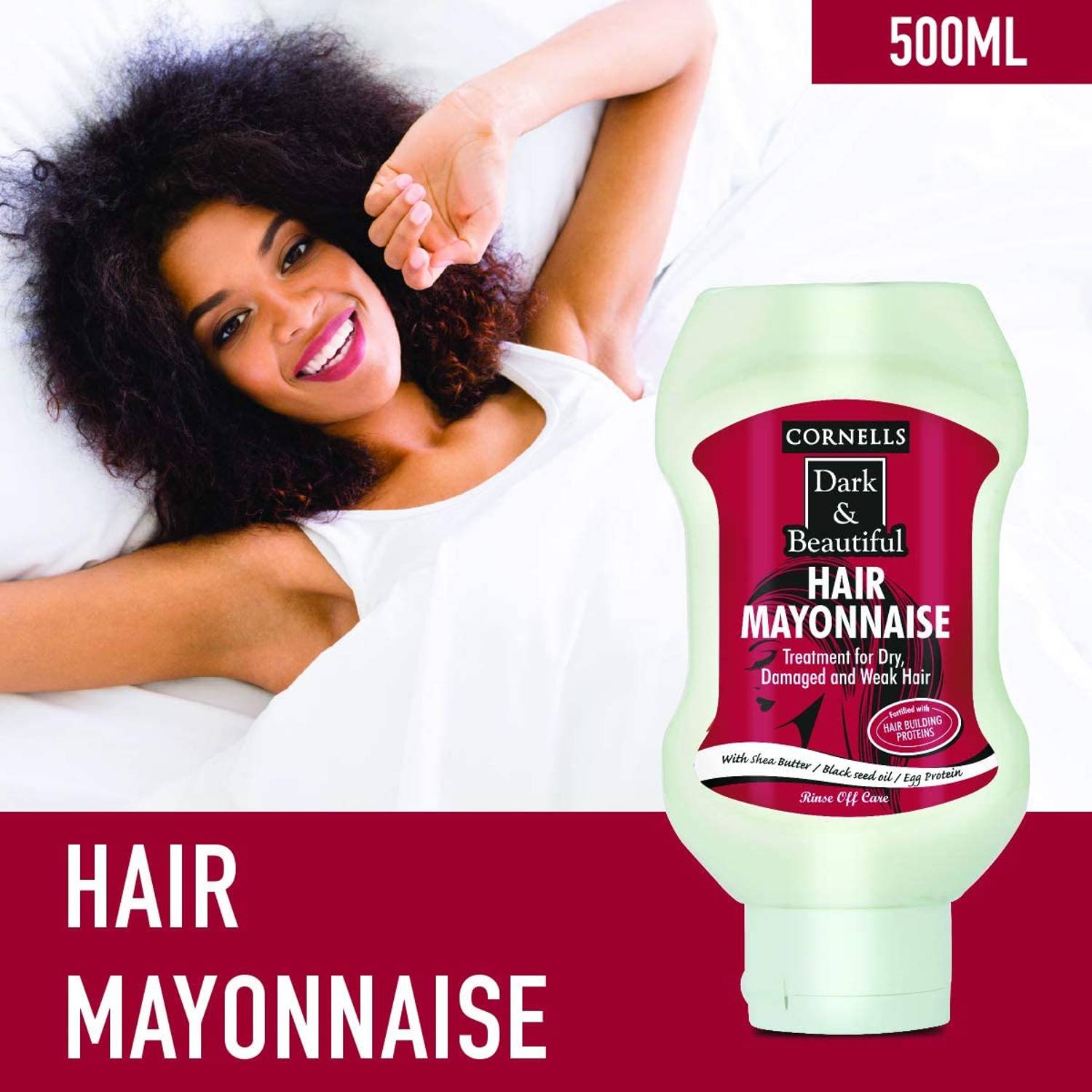 Cornells Dark & Beauty Hair Mayonnaise 500G Cornells Dark & Beauty Hair Mayonnaise 500G