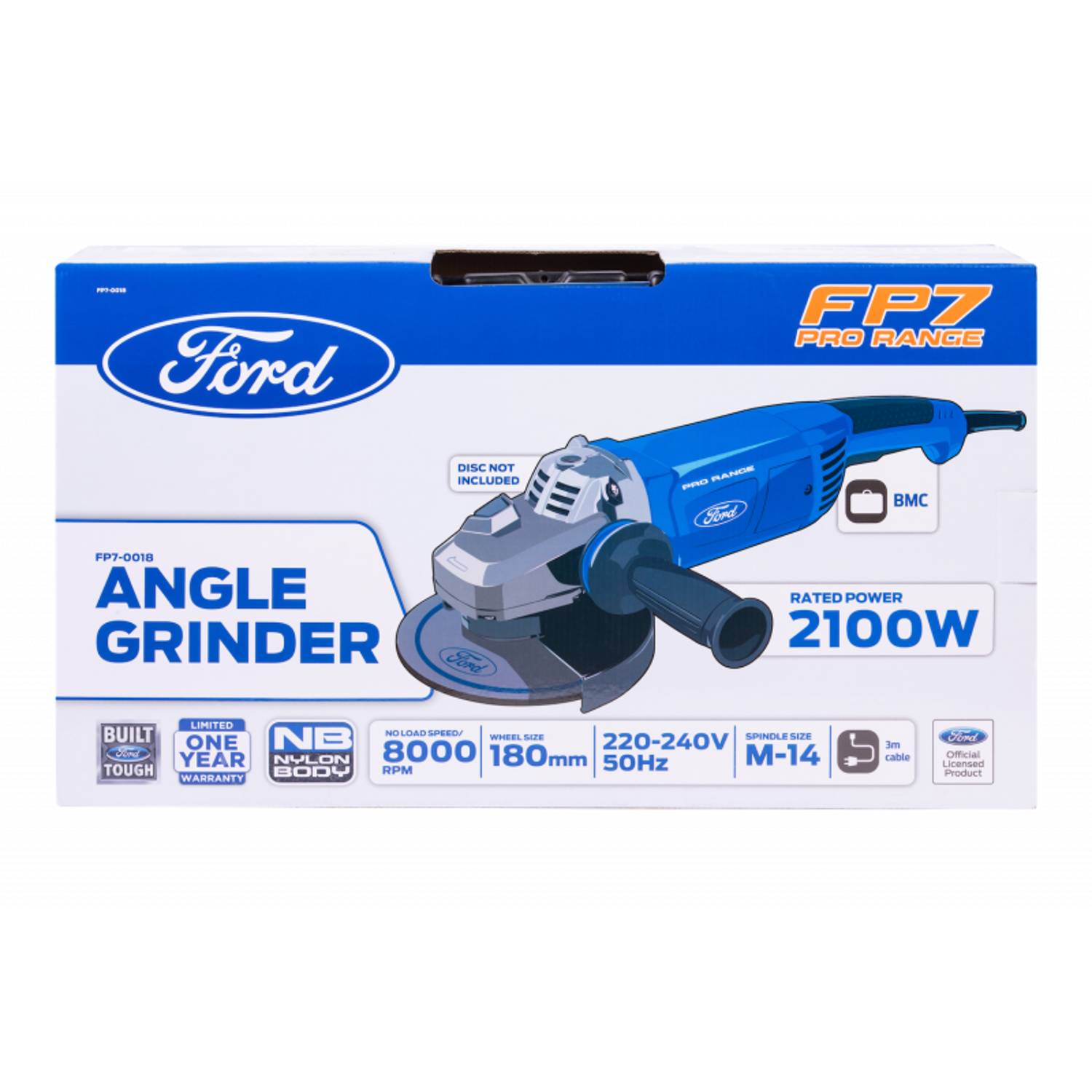 Ford FP7-0018 2100W 180mm Angle Grinder Ford FP7-0018 2100W 180mm Angle Grinder