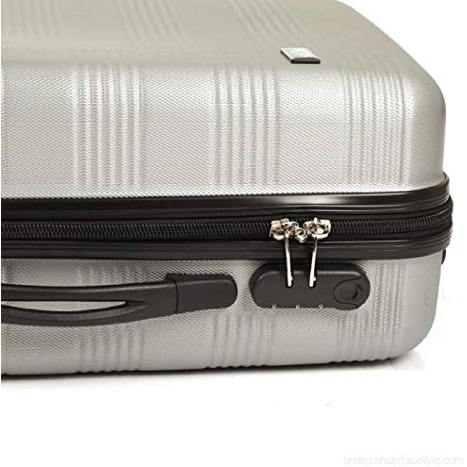 Heys Runway 4W Bag Luggage Trolley 53cm - Silver Heys Runway 4W Bag Luggage Trolley 53cm - Silver