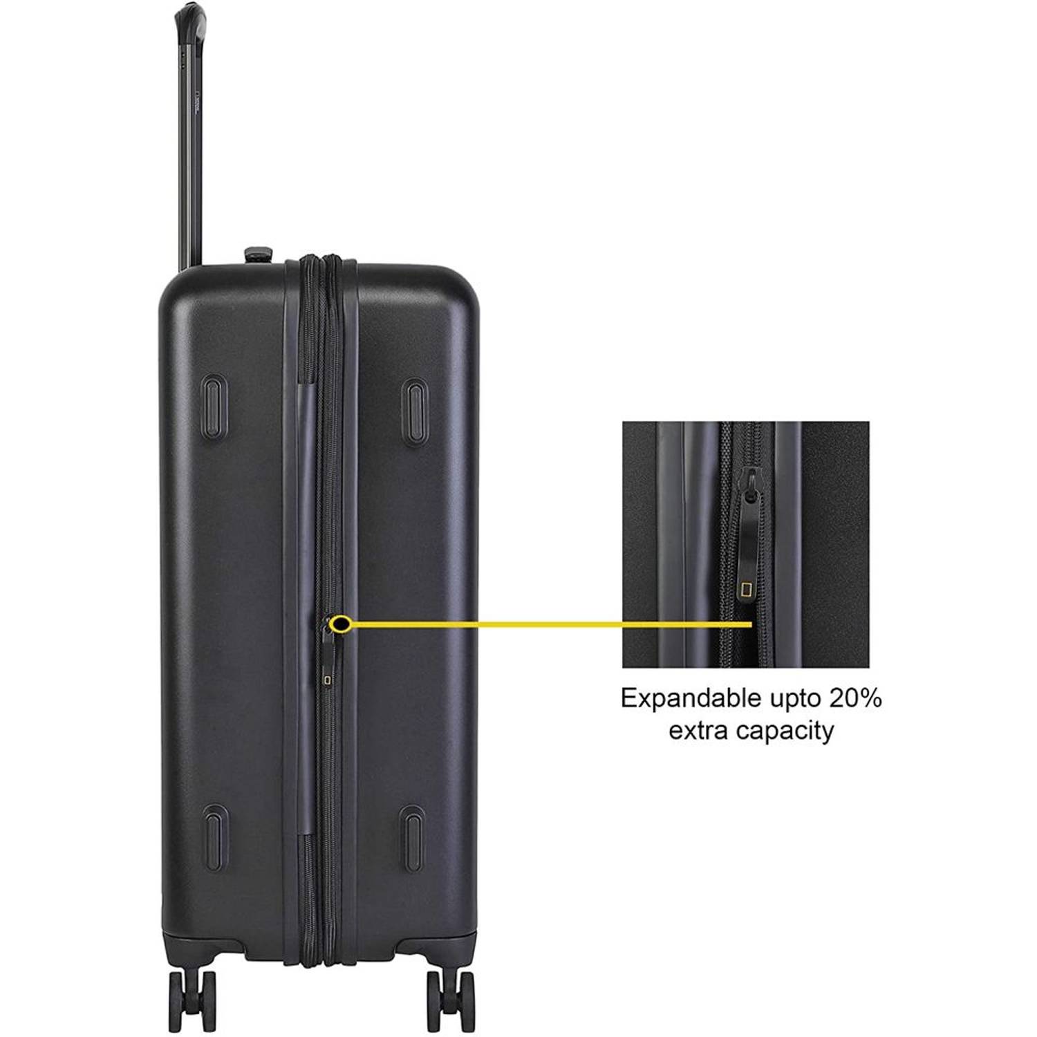 National Geographic Cruise PC Trolley Bag Black National Geographic Cruise PC Trolley Bag Black