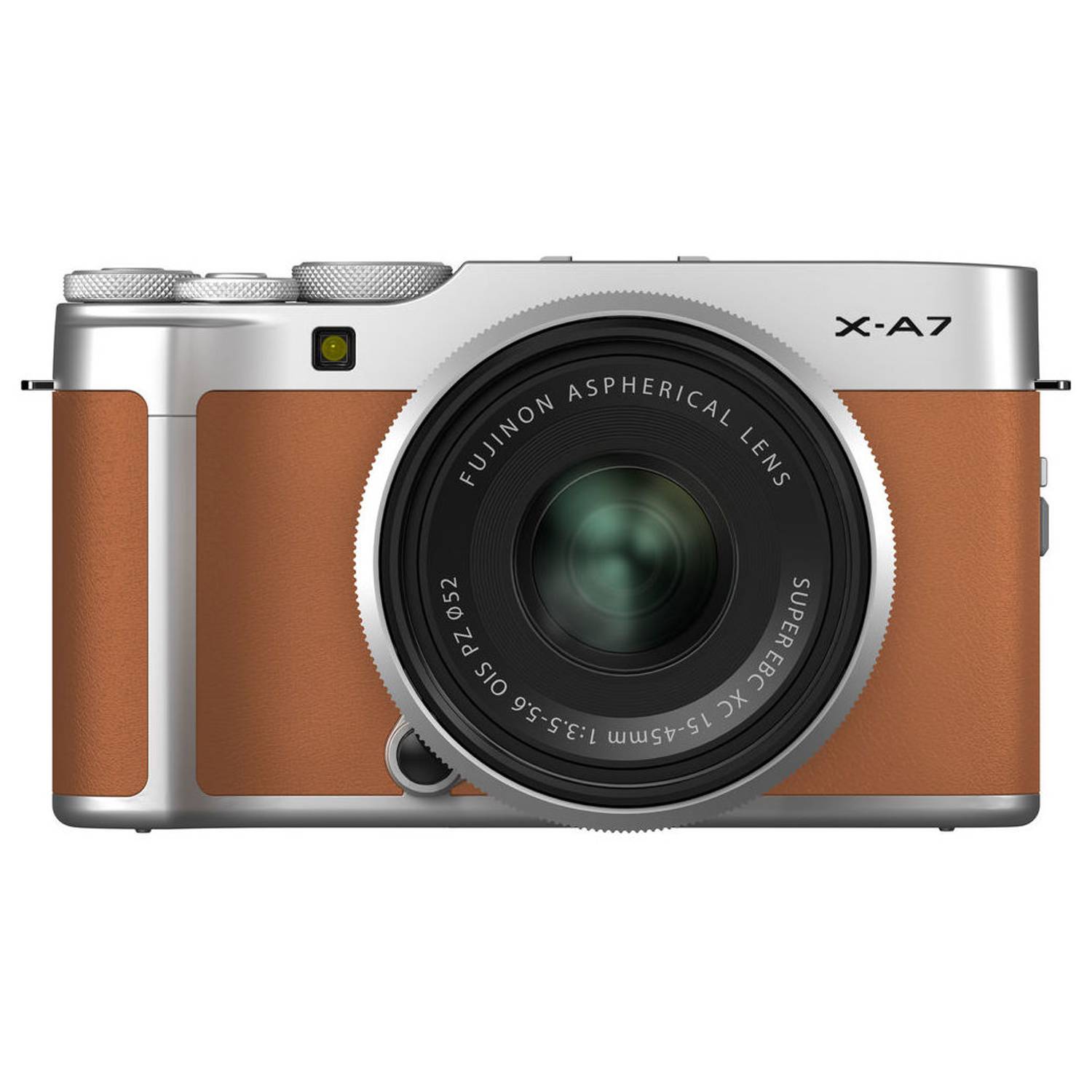 Fujifilm X-A7 Mirrorless Digital Camera Camel With XC 15-45mm f/3.5-5.6 OIS PZ Lens + XC 50-230mm f/4.5-6.7 OIS II Lens Fujifilm X-A7 Mirrorless Digital Camera Camel With XC 15-45mm f/3.5-5.6 OIS PZ Lens + XC 50-230mm f/4.5-6.7 OIS II Lens