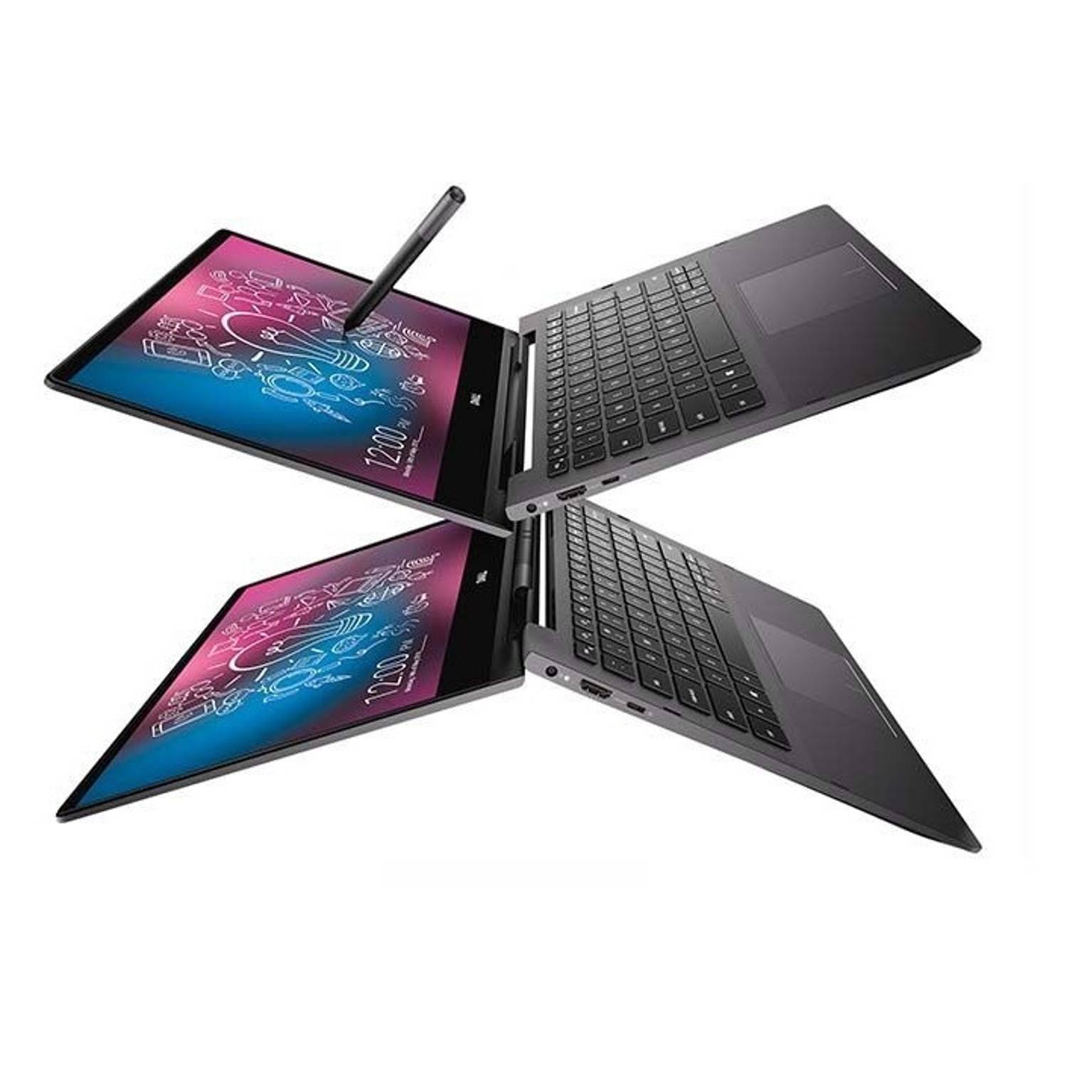 Dell Inspiron 13 7391 Convertible Touch Laptop - Core i5 1.6GHz 8GB 512GB Shared Win10 13.3inch FHD Black English/Arabic Keyboard Dell Inspiron 13 7391 Convertible Touch Laptop - Core i5 1.6GHz 8GB 512GB Shared Win10 13.3inch FHD Black English/Arabic Keyboard