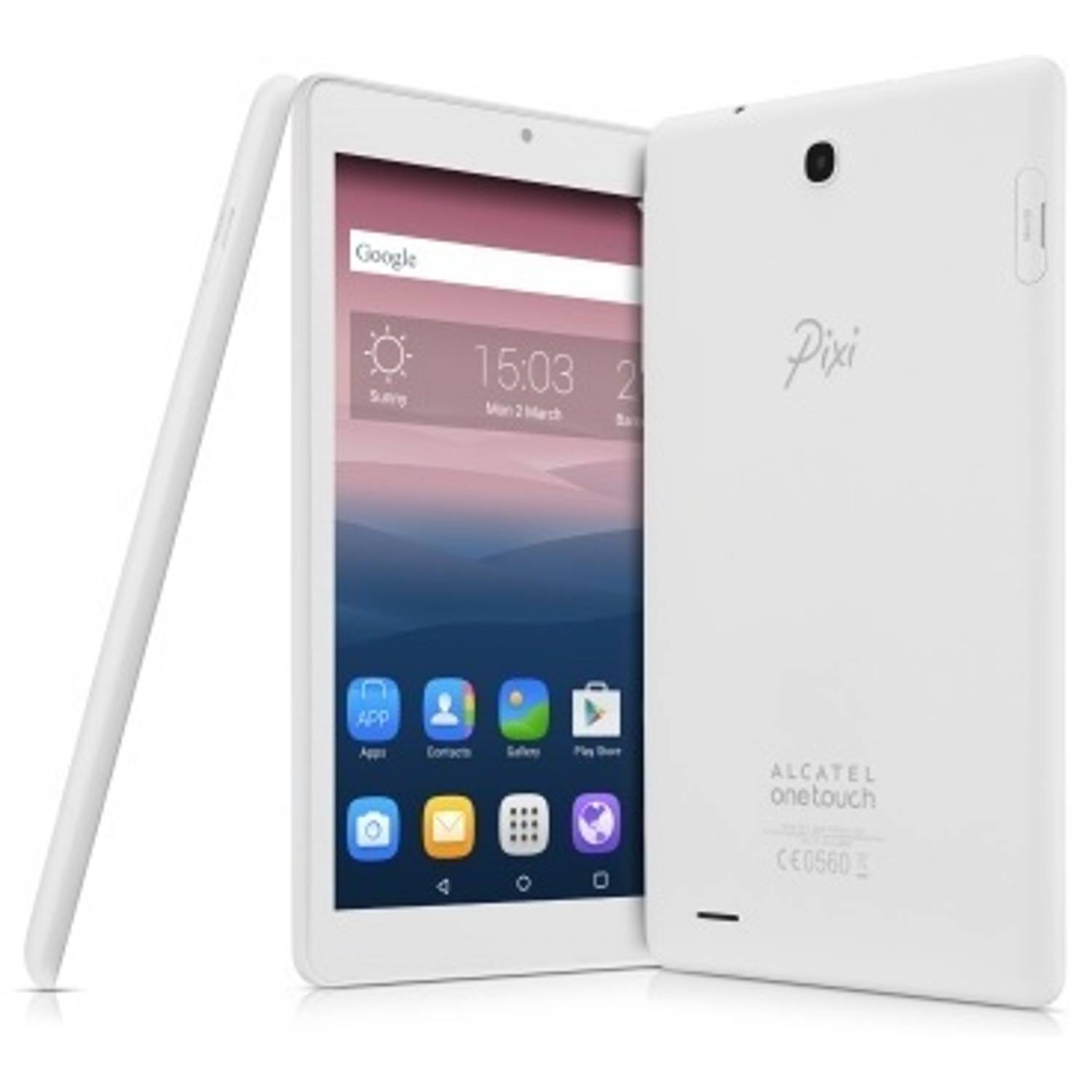 Alcatel Onetouch Pixi 3 80702BALAV1 Tablet - Android 16GB 1GB 8inch White Alcatel Onetouch Pixi 3 80702BALAV1 Tablet - Android 16GB 1GB 8inch White