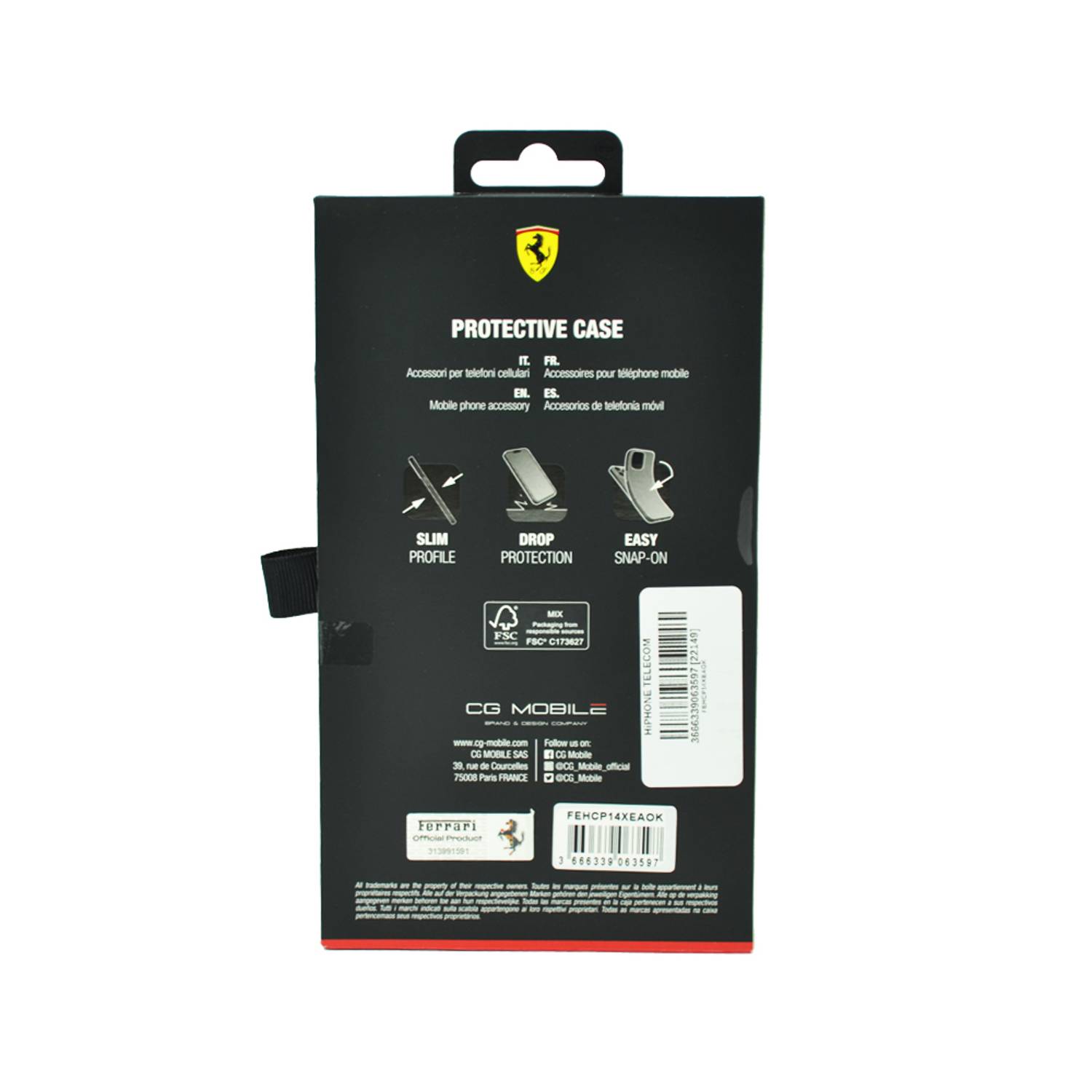 Ferrari Gradient Pc/Tpu Case With Allover Scuderia & Dyed Bumper For Iphone 14 Pro Max Black Ferrari Gradient Pc/Tpu Case With Allover Scuderia & Dyed Bumper For Iphone 14 Pro Max Black