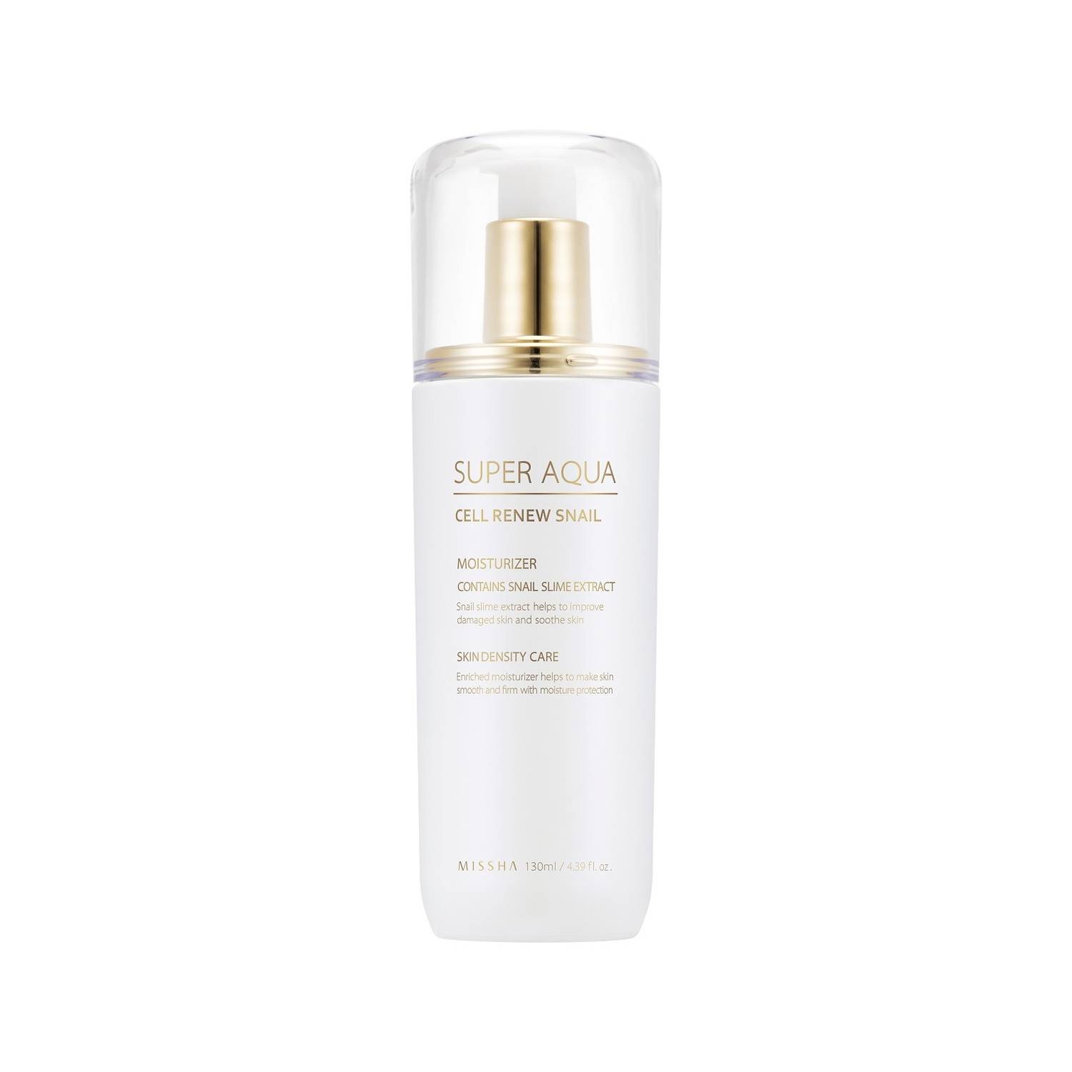Missha Super Aqua Cell Renew Snail Essen Moisturizer 130ml Missha Super Aqua Cell Renew Snail Essen Moisturizer 130ml