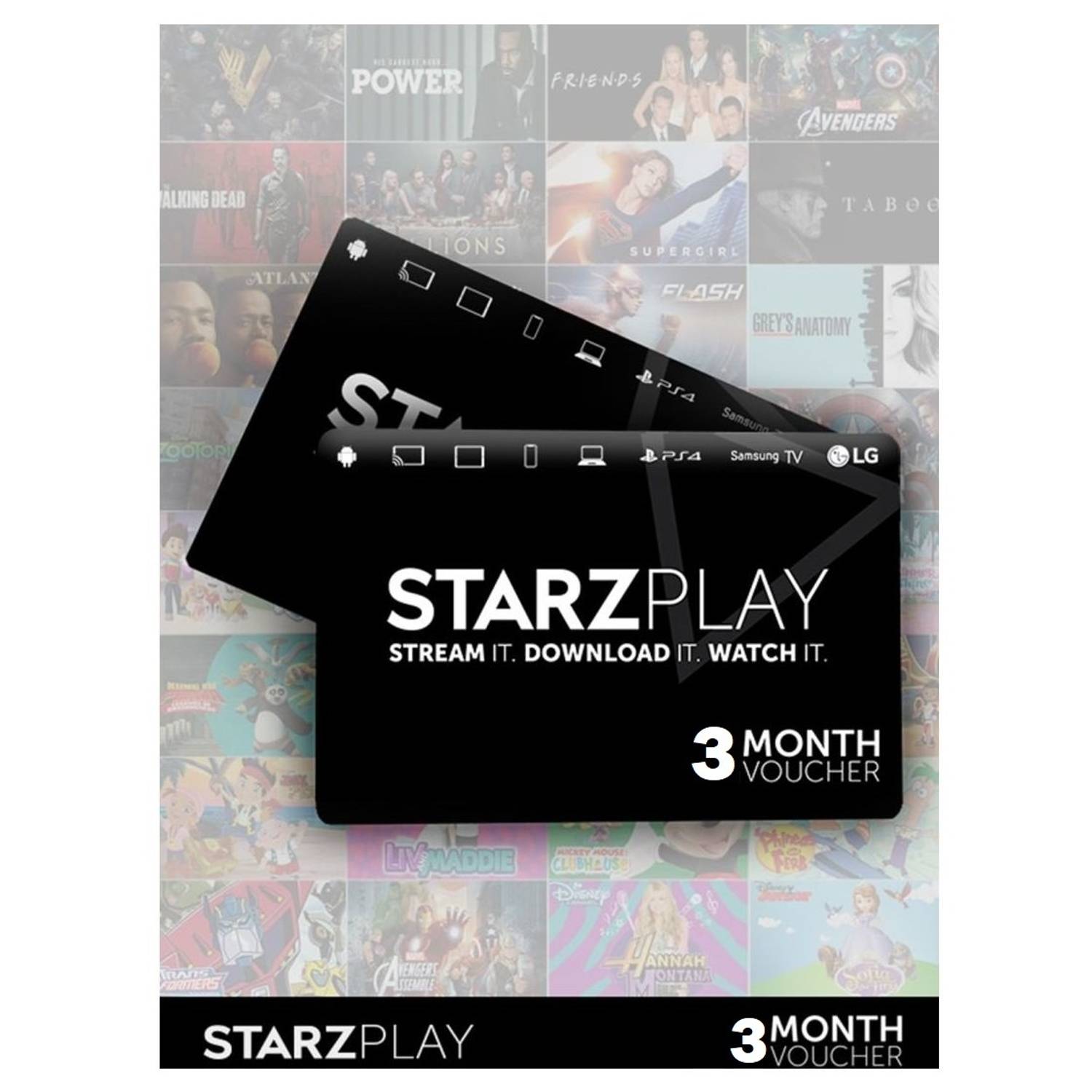 Starzplay 3 Months Subscription Starzplay 3 Months Subscription