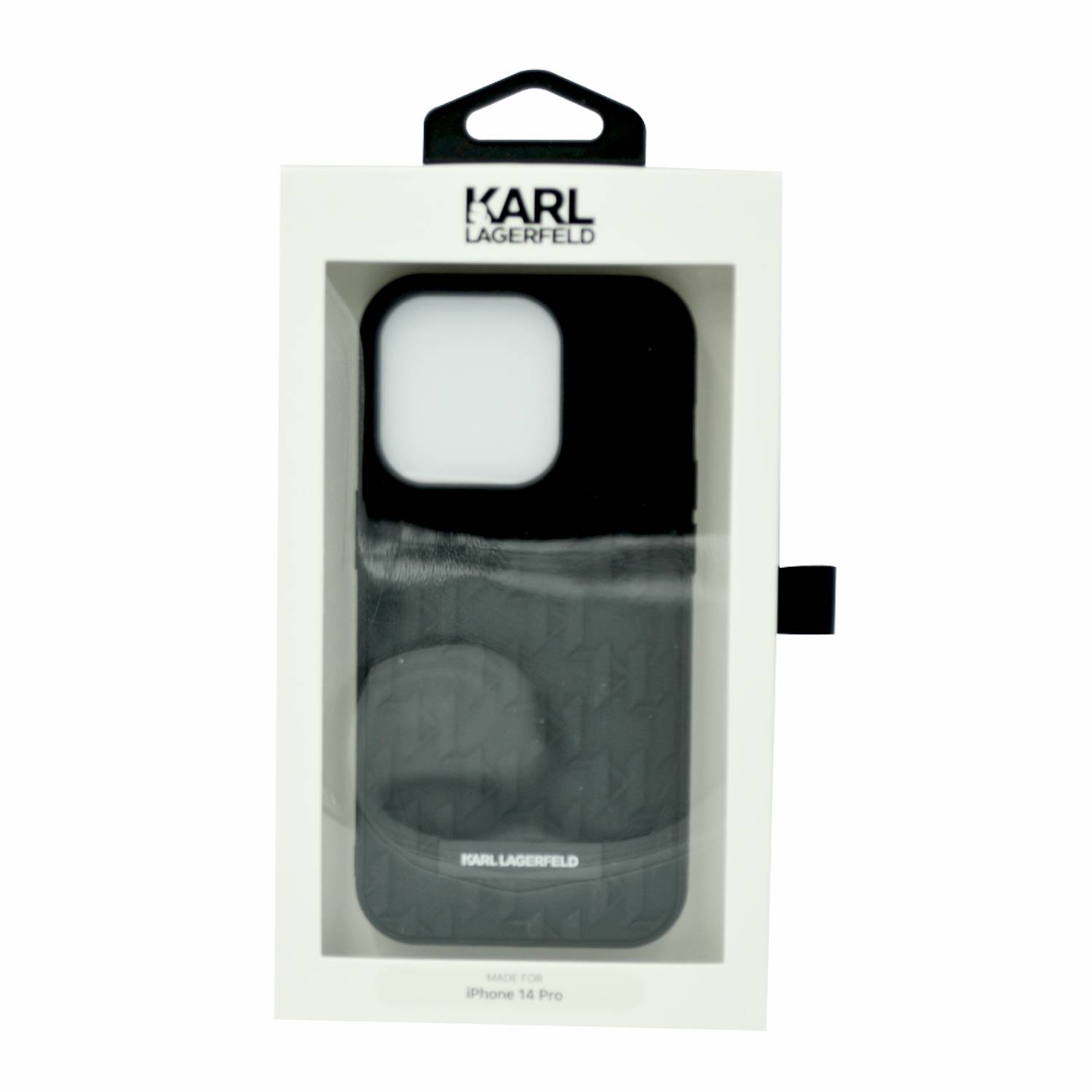 Karl Lagerfeld 3D Monogram Hard Case For Iphone 14 Pro Black Karl Lagerfeld 3D Monogram Hard Case For Iphone 14 Pro Black