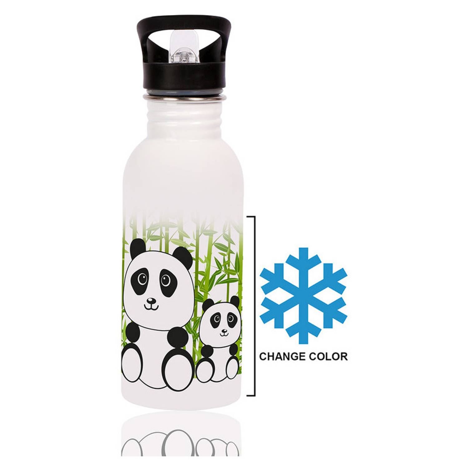 Knack Panda Color Changing Magic Bottle 600 ml 1pc Knack Panda Color Changing Magic Bottle 600 ml 1pc