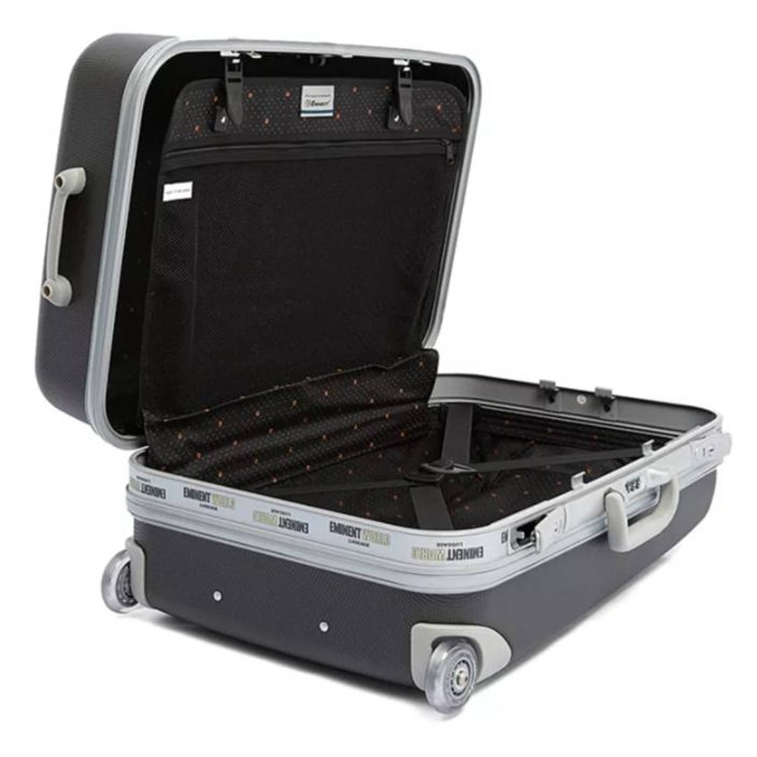 Eminent ABS Trolley Luggage Bag Dark Silver 20inch E8M6-20_SLVDR Eminent ABS Trolley Luggage Bag Dark Silver 20inch E8M6-20_SLVDR