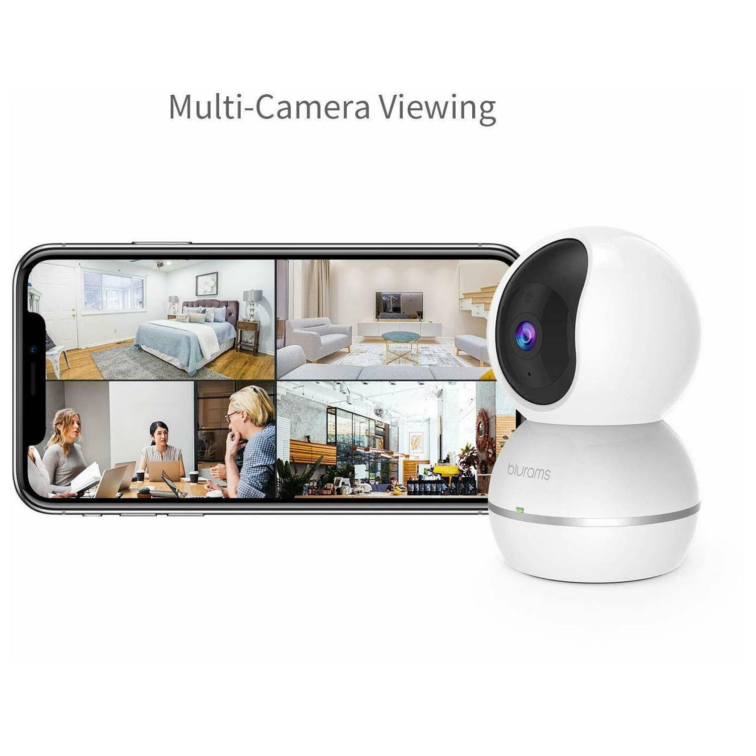 Blurams S15F Dome 360 2Way Audio, Motion, Sound Detection 1080P IP Security Camera Blurams S15F Dome 360 2Way Audio, Motion, Sound Detection 1080P IP Security Camera