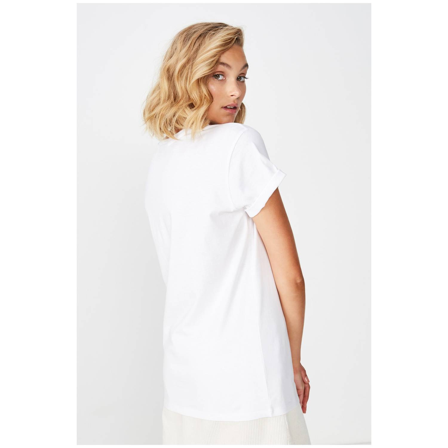 Cotton On Classic Band T-Shirt White Large Cotton On Classic Band T-Shirt White Large