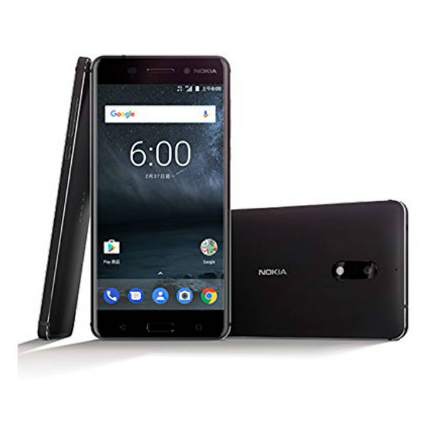 Nokia 6 4G Dual Sim Smartphone 32GB Matte Black Nokia 6 4G Dual Sim Smartphone 32GB Matte Black