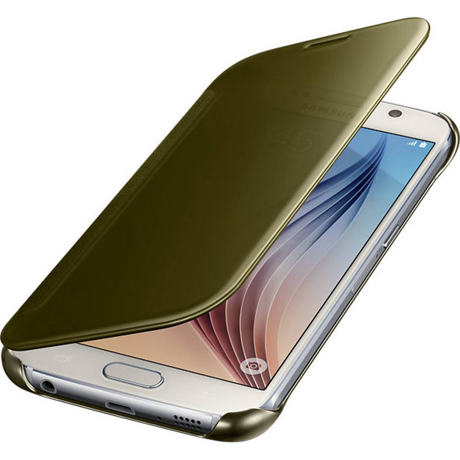 سامسونج حافظة جالاكسي إس 6 ذهبي سامسونج حافظة جالاكسي إس 6 ذهبي