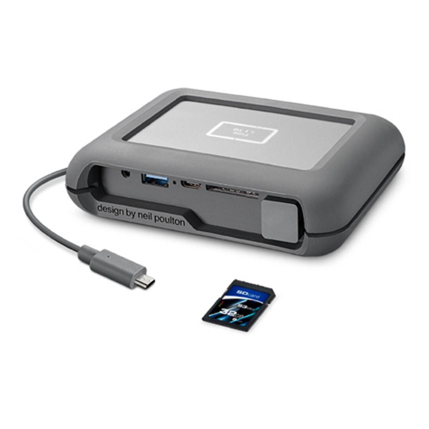 LaCie DJI Copilot Portable Storage 2TB Grey LaCie DJI Copilot Portable Storage 2TB Grey