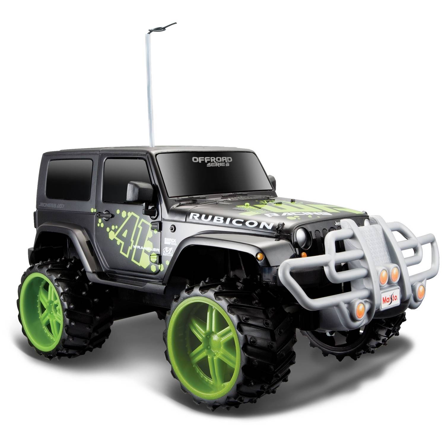 Maisto 81098 RC Jeep Wrangler Rubicon Black 1:16 Maisto 81098 RC Jeep Wrangler Rubicon Black 1:16