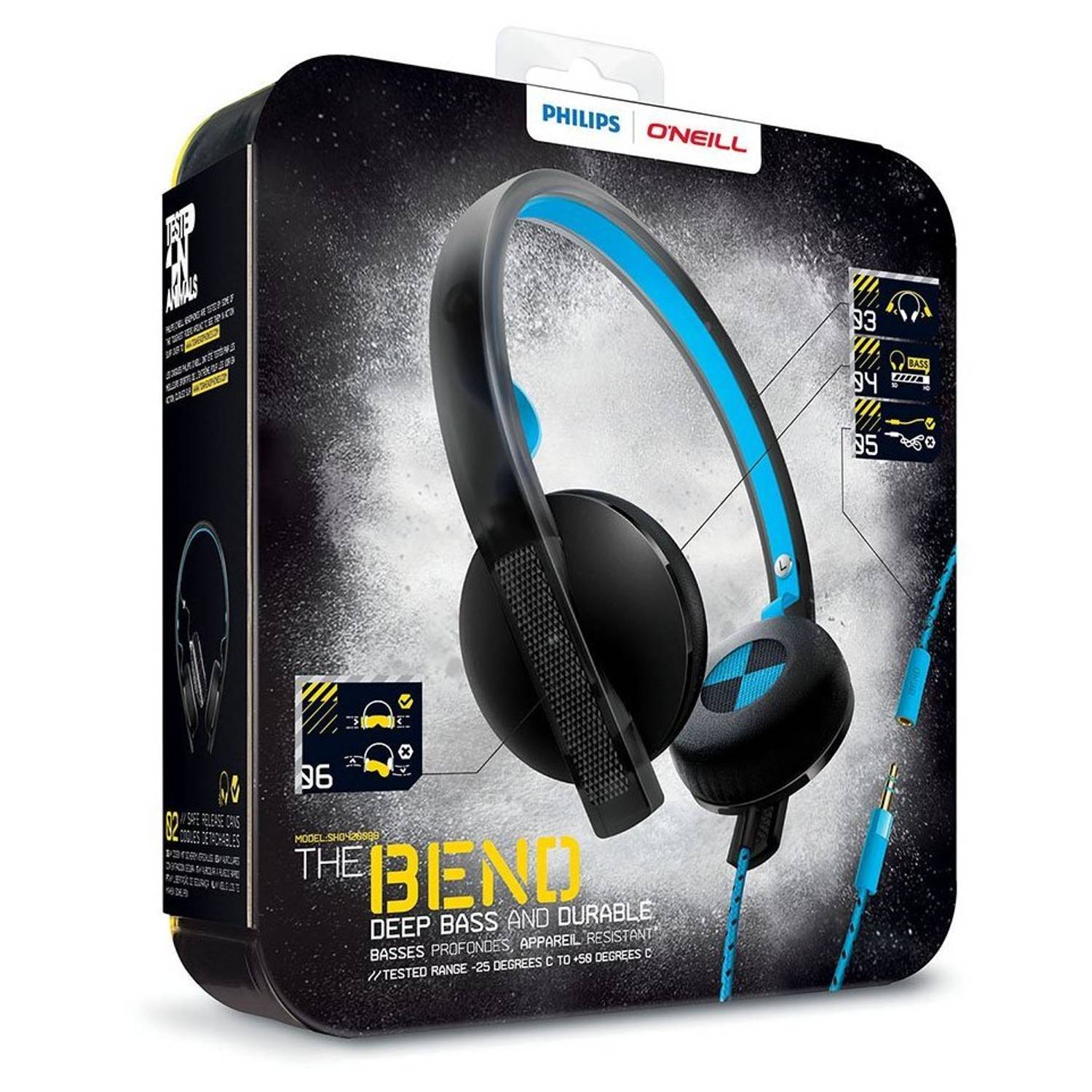 Philips Oneill The Bend On Ear Headphone SHO4200BB Philips Oneill The Bend On Ear Headphone SHO4200BB