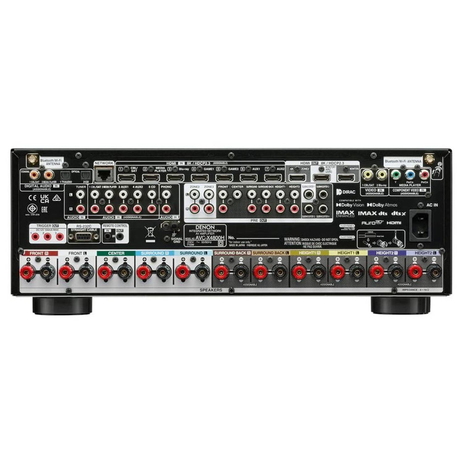 Denon AVC-X4800H 9.4-Ch Receiver (2023) Denon AVC-X4800H 9.4-Ch Receiver (2023)