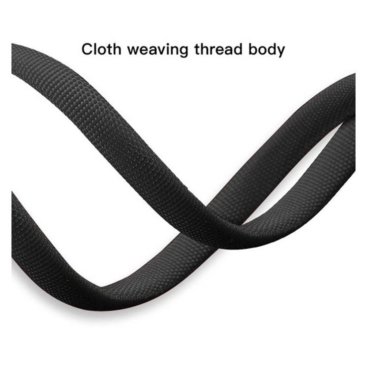 Baseus Zinc Alloy Fabric Cloth Weaving Cable For iPhone Baseus Zinc Alloy Fabric Cloth Weaving Cable For iPhone