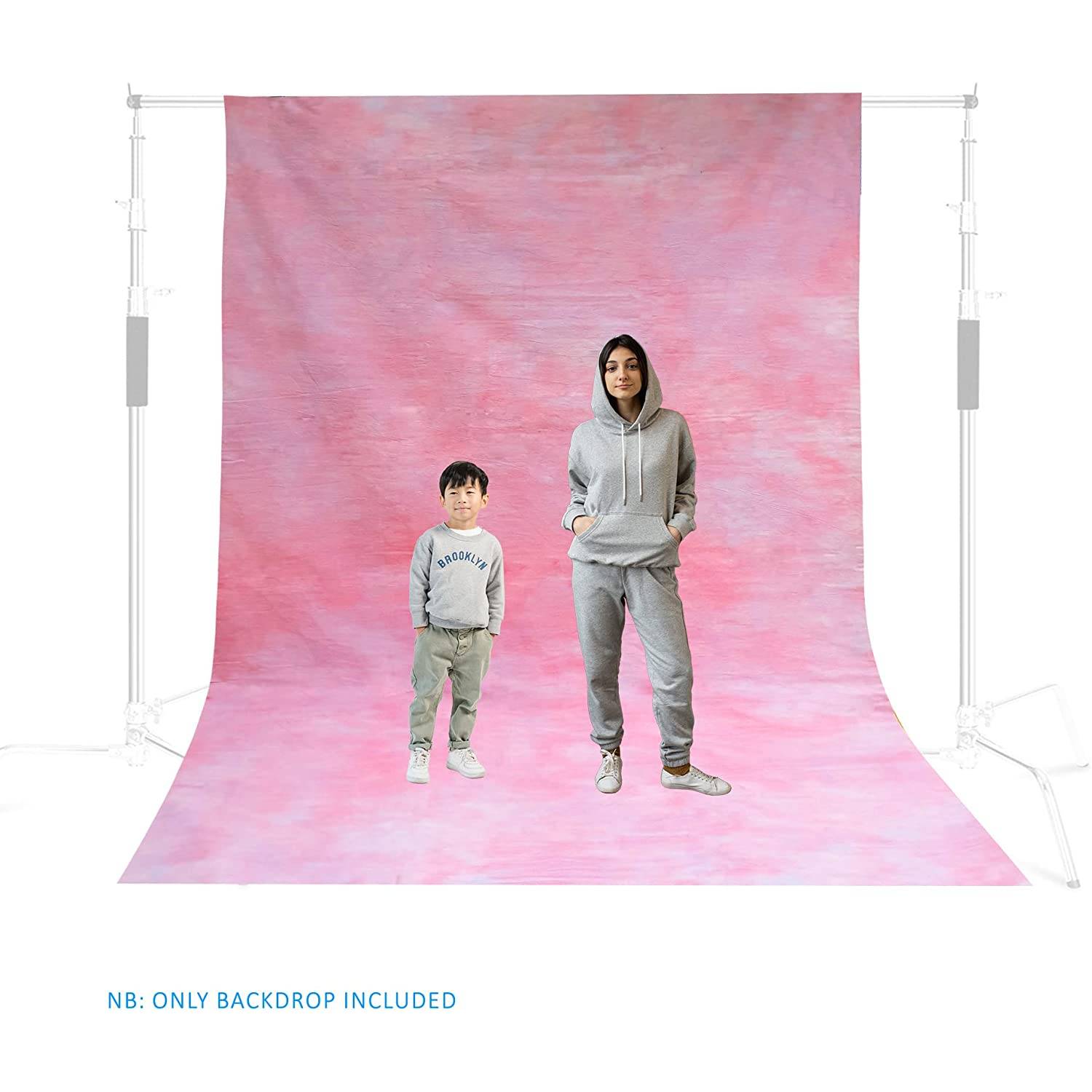 خلفية تصوير فوتوغرافي كووبيك CM-05 بتصميم قماش بلون زهري فاتح ودخان مقاس 3×6 أمتار من مستلزمات استوديو التصوير خلفية تصوير فوتوغرافي كووبيك CM-05 بتصميم قماش بلون زهري فاتح ودخان مقاس 3×6 أمتار من مستلزمات استوديو التصوير