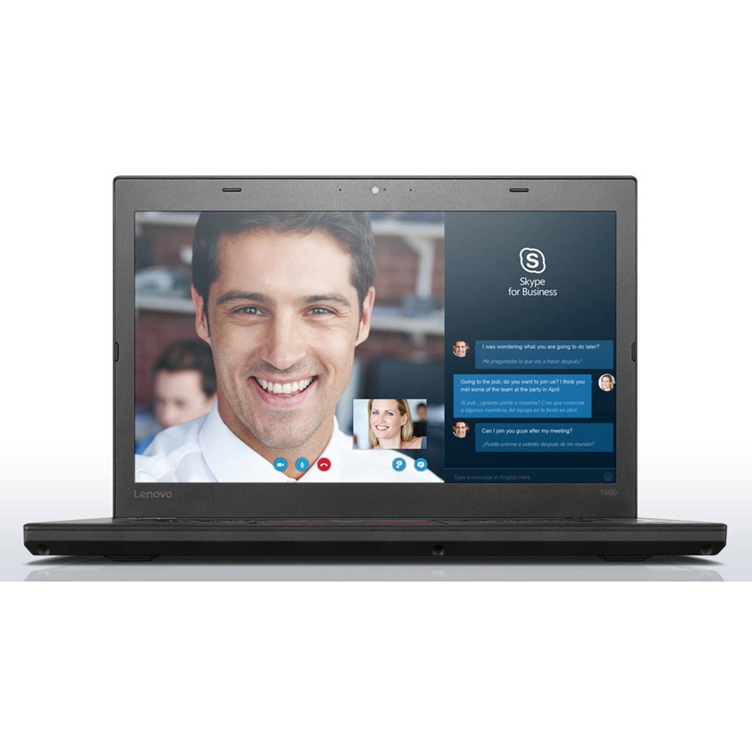 Lenovo ThinkPad T460 Laptop - Core i7 2.6GHz 8GB 1TB Shared Win7/10Pro 14inch HD Black Lenovo ThinkPad T460 Laptop - Core i7 2.6GHz 8GB 1TB Shared Win7/10Pro 14inch HD Black