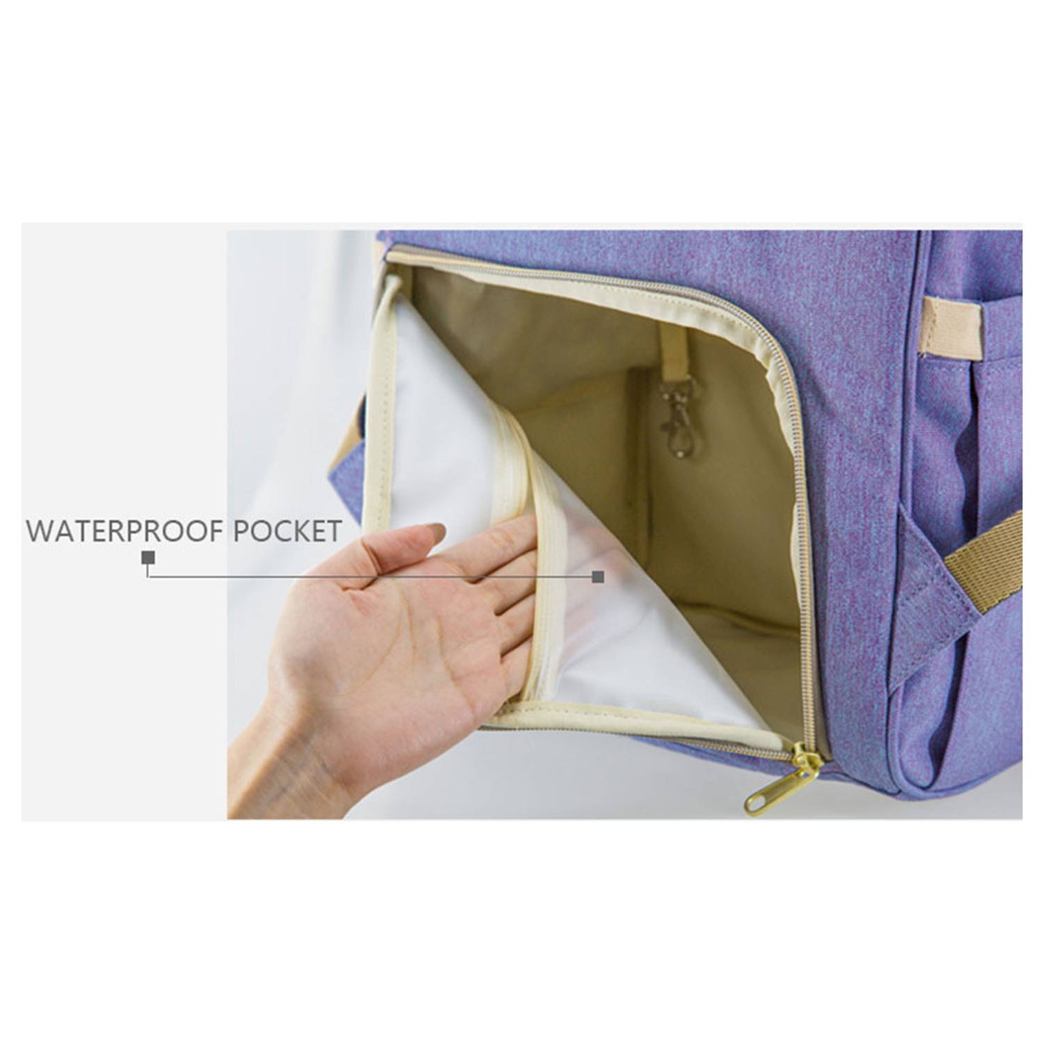 Sunveno Diaper Bag Purple Deer Sunveno Diaper Bag Purple Deer