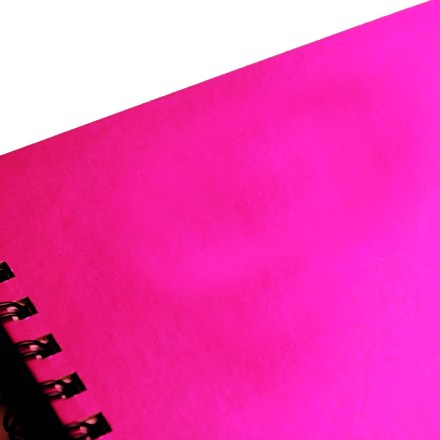 A5 Spiral Hard Cover Notebook 100 sheets - Magenta A5 Spiral Hard Cover Notebook 100 sheets - Magenta