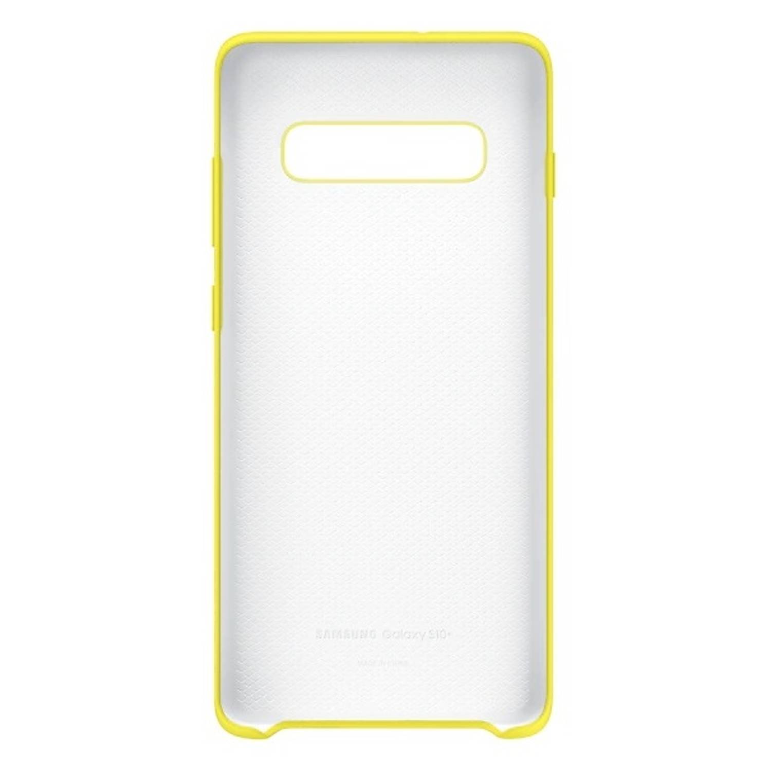 Samsung Silicon Cover Yellow For Samsung Galaxy S10 Plus Samsung Silicon Cover Yellow For Samsung Galaxy S10 Plus