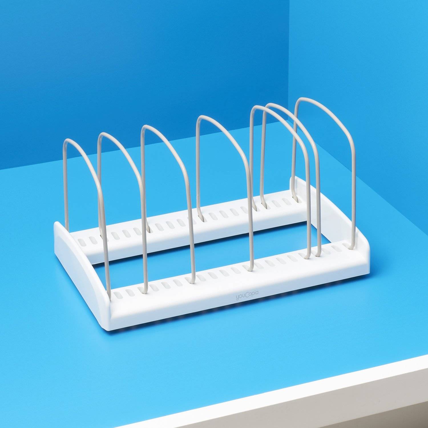 YouCopia StoreMore Adjustable Bakeware Rack White YouCopia StoreMore Adjustable Bakeware Rack White