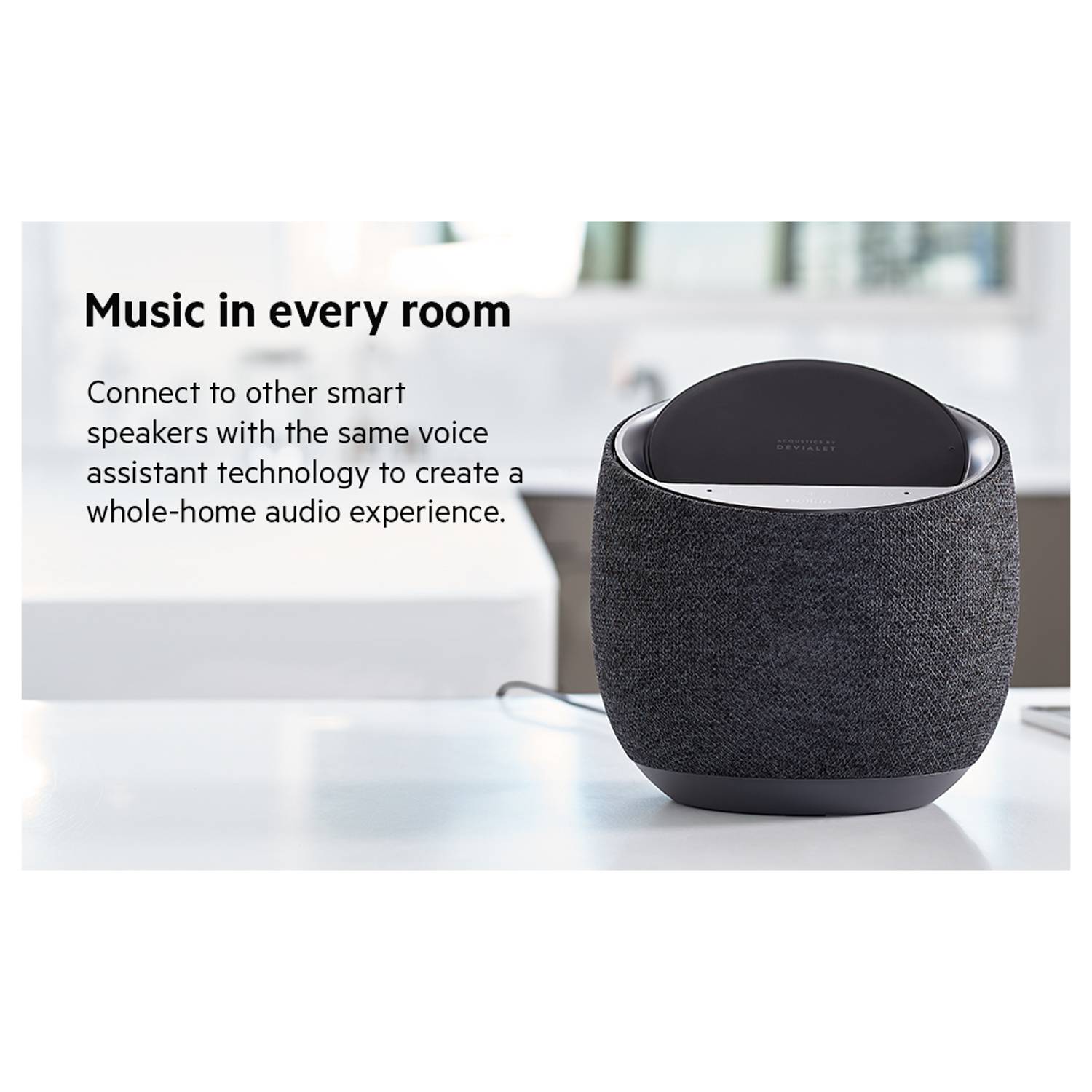 Belkin G1S0001my-BLK Soundform Elite Hi-Fi Smart Speaker With In-Built10W Fast Wireless Charger Black Belkin G1S0001my-BLK Soundform Elite Hi-Fi Smart Speaker With In-Built10W Fast Wireless Charger Black