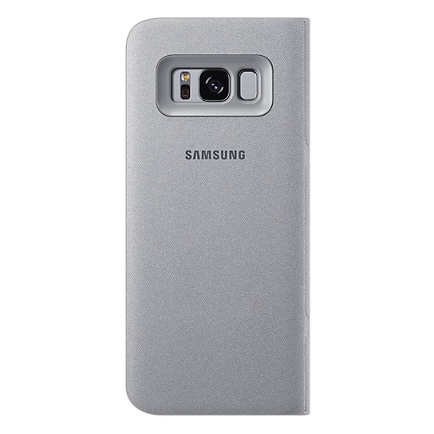 Samsung Flip Cover Silver For Galaxy S8+ Samsung Flip Cover Silver For Galaxy S8+