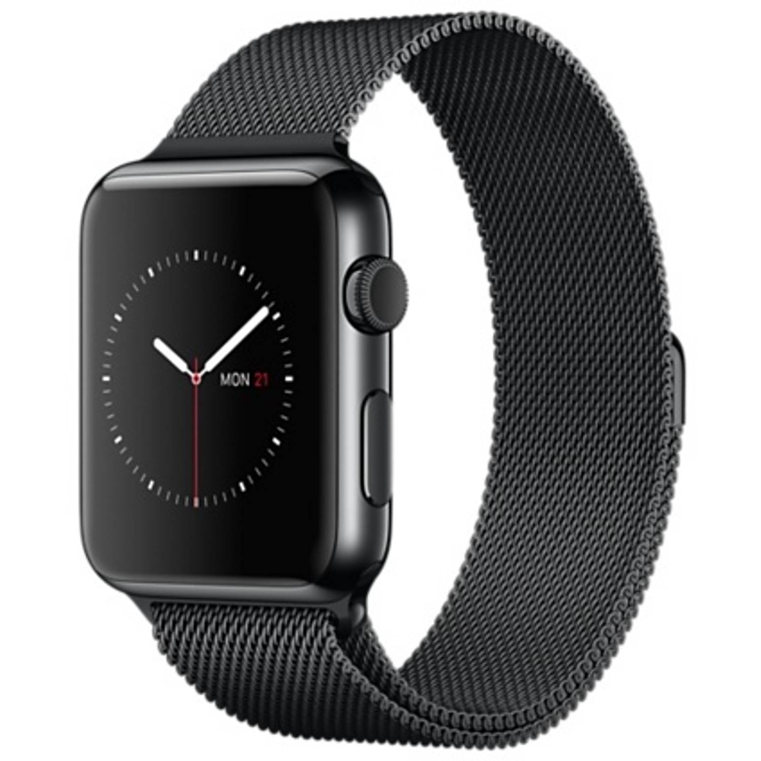 Apple Watch Series 2 - 42mm Space Black Stainless Steel Case with Space Black Milanese Loop Apple Watch Series 2 - 42mm Space Black Stainless Steel Case with Space Black Milanese Loop
