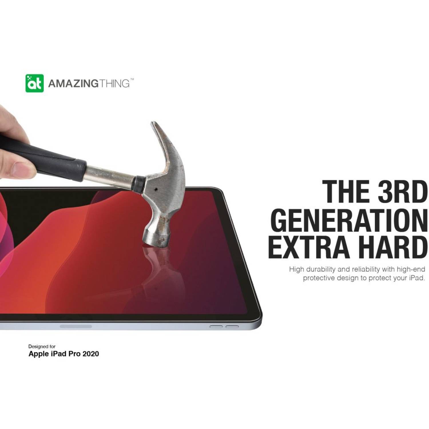 Amazing Thing Evolution Folio Case Black + Screen Protector Clear iPad Pro 2020 11inch Amazing Thing Evolution Folio Case Black + Screen Protector Clear iPad Pro 2020 11inch