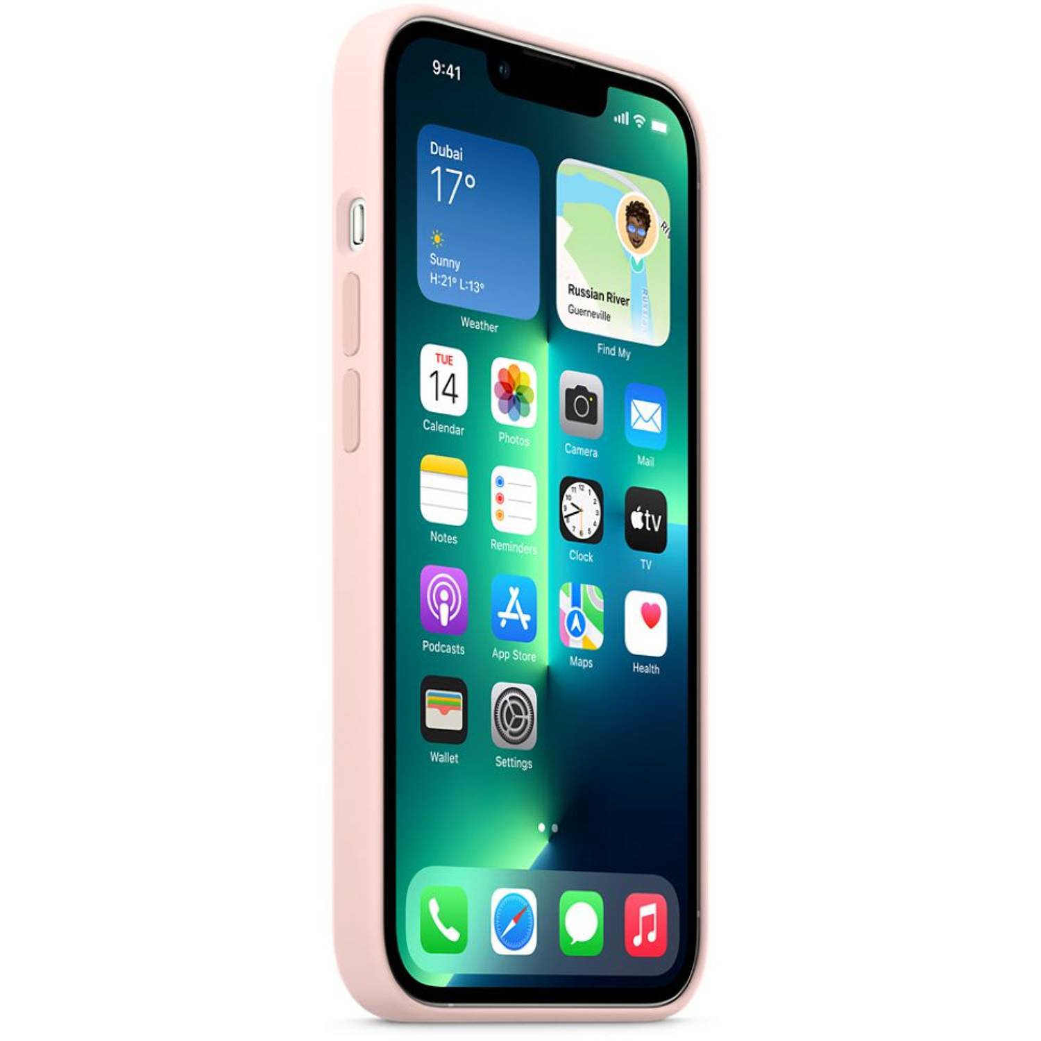 Apple Silicone Case with MagSafe Chalk Pink iPhone 13 Pro Apple Silicone Case with MagSafe Chalk Pink iPhone 13 Pro