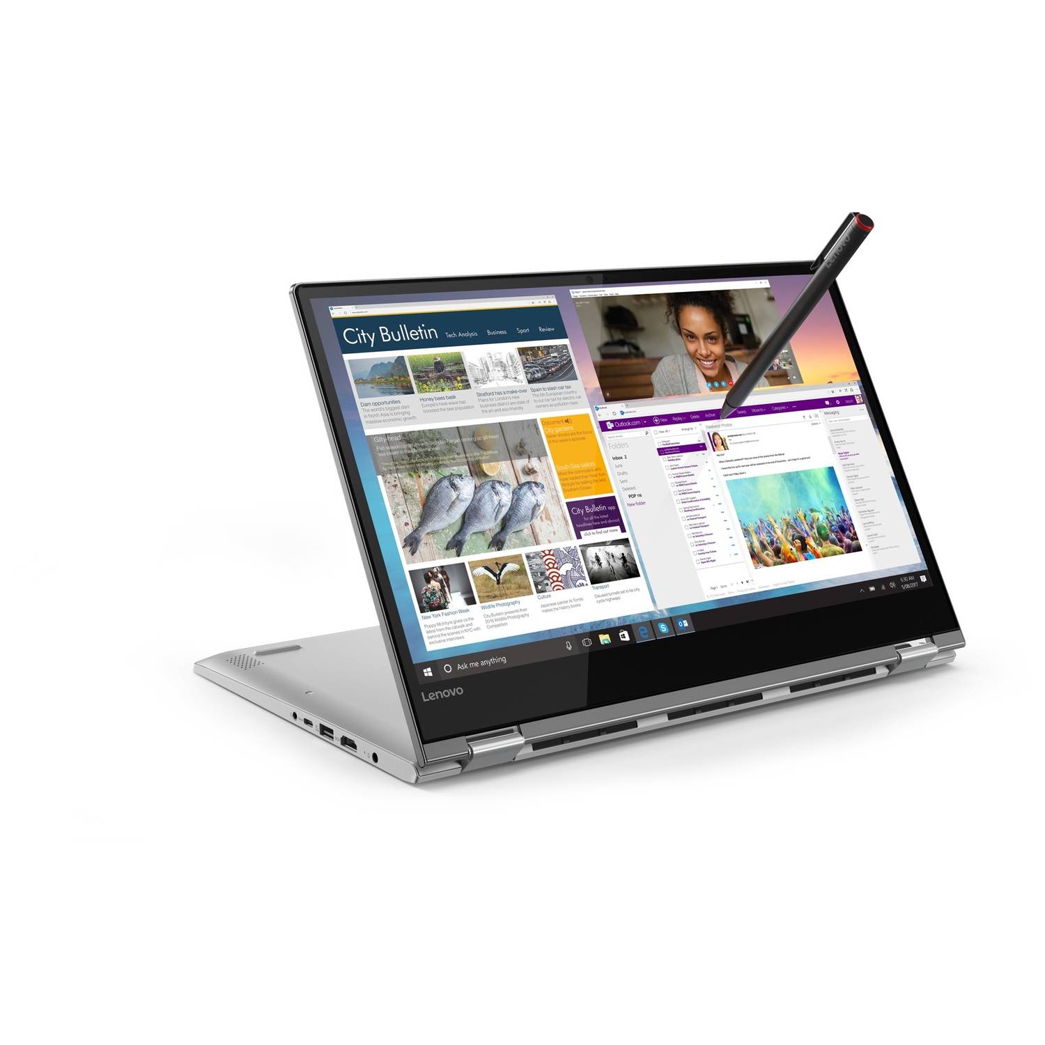 Lenovo Yoga 530-14IKB Laptop - Core i5 1.6GHz 8GB 256GB 2GB Win10 14inch FHD Mineral Grey Lenovo Yoga 530-14IKB Laptop - Core i5 1.6GHz 8GB 256GB 2GB Win10 14inch FHD Mineral Grey