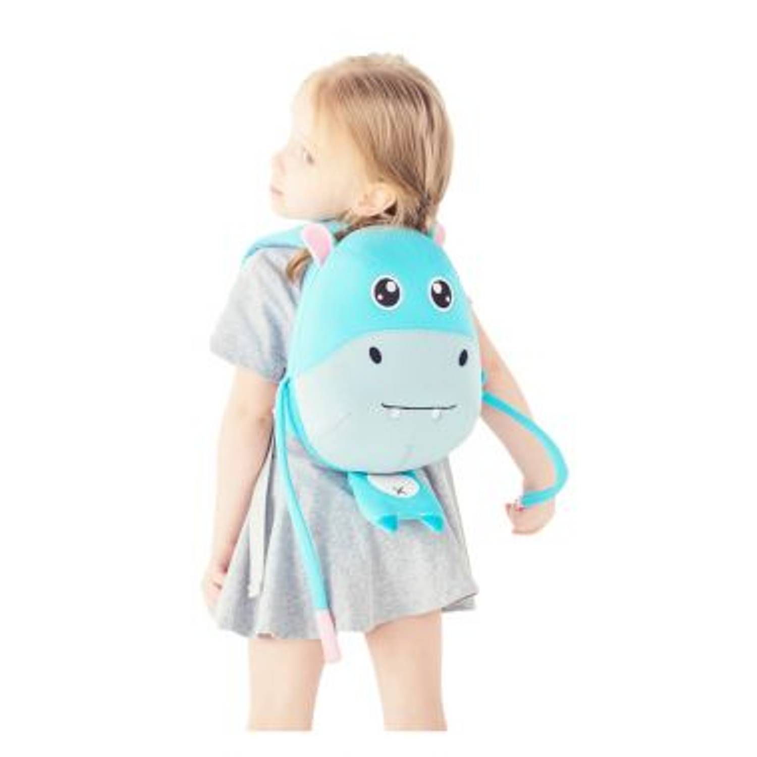 Nohoo Jungle Anti Lost Hippo Backpack Nohoo Jungle Anti Lost Hippo Backpack