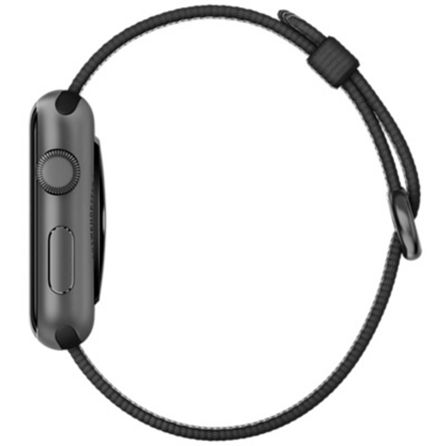 Apple Watch Series 2 - 42mm Space Grey Aluminium Case with Black Woven Nylon Apple Watch Series 2 - 42mm Space Grey Aluminium Case with Black Woven Nylon
