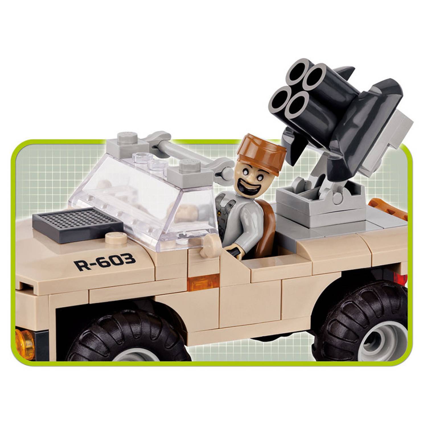 Cobi 100pcs Small Army Desert Artillery Vehicle Cobi 100pcs Small Army Desert Artillery Vehicle