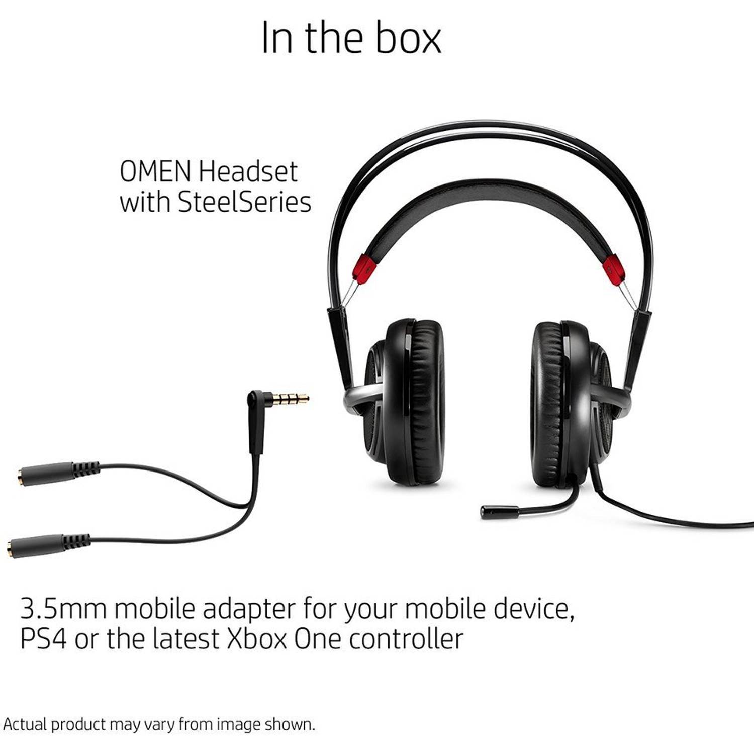 إتش بي سماعة رأس , أسود / أحمر إتش بي سماعة رأس , أسود / أحمر