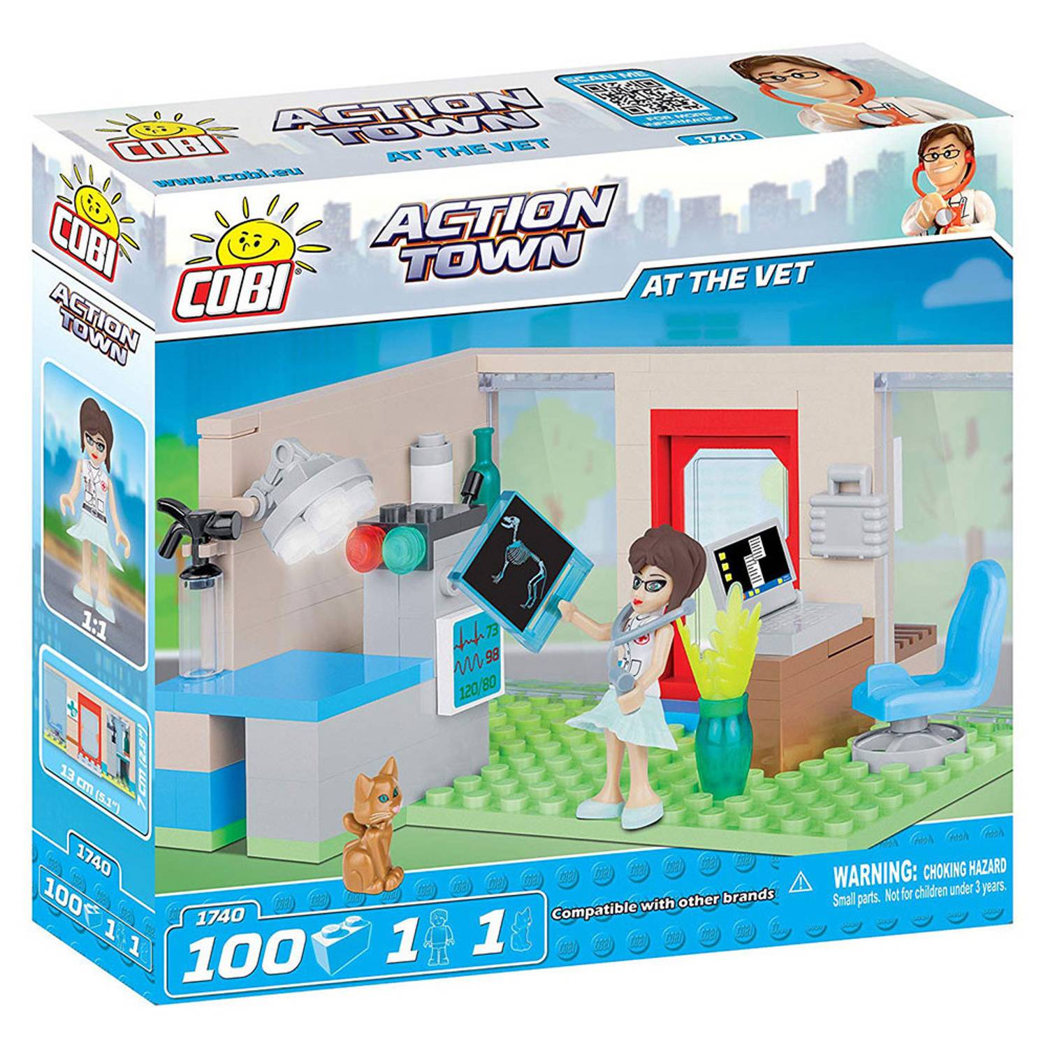 Cobi 100pcs Action Town At The Vet Cobi 100pcs Action Town At The Vet