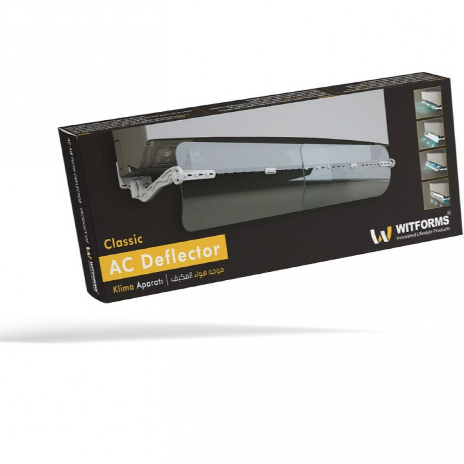 Witforms Classic Adjustable AC Air Deflector Suitable for Split Air Conditioners Witforms Classic Adjustable AC Air Deflector Suitable for Split Air Conditioners