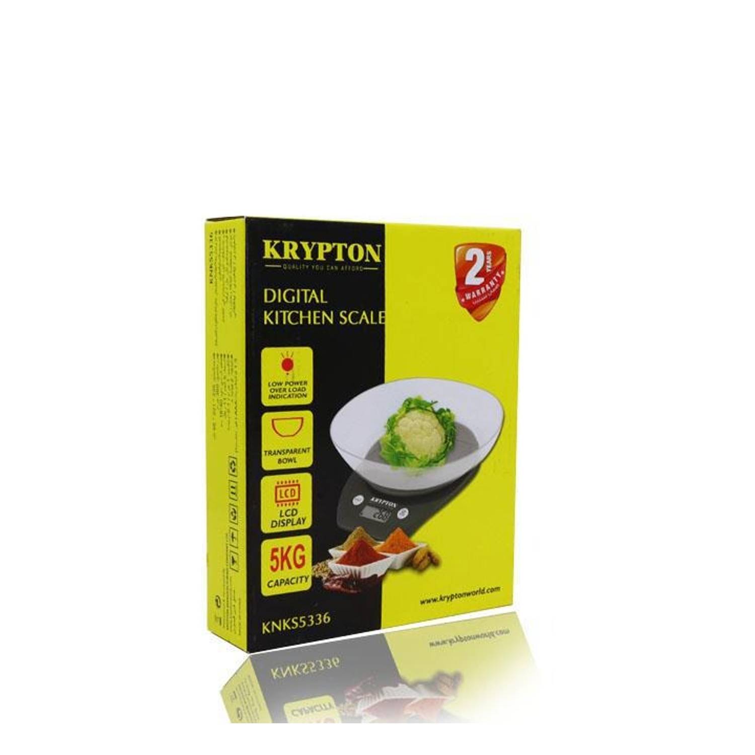 Krypton Digital Kitchen Scale KNKS5336 Krypton Digital Kitchen Scale KNKS5336