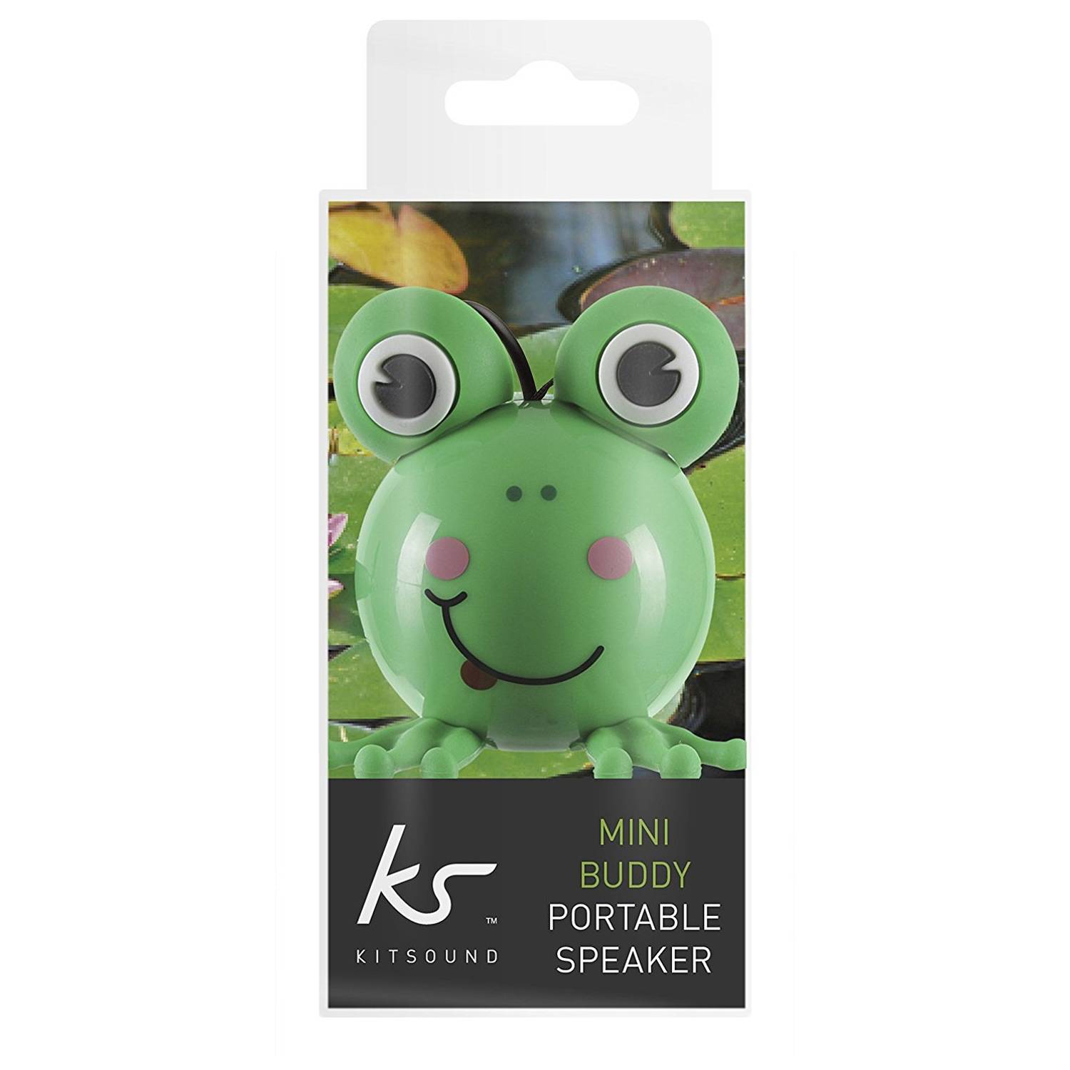 Kitsound Mini Buddy Frog Speaker KSNMBFRG Kitsound Mini Buddy Frog Speaker KSNMBFRG