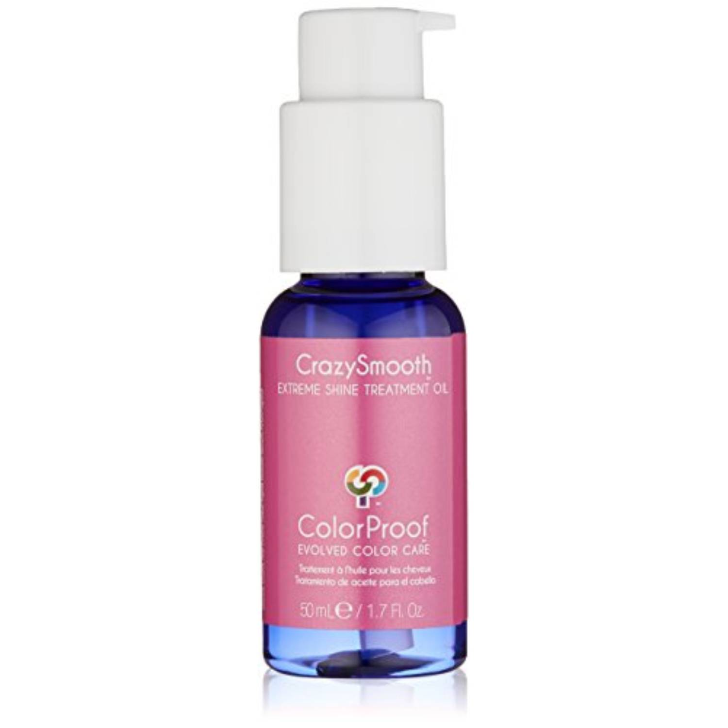 ColorProof Evolved Color Care Crazysmooth Extreme Shine Treatment Oil, .7 Fl Oz ColorProof Evolved Color Care Crazysmooth Extreme Shine Treatment Oil, .7 Fl Oz