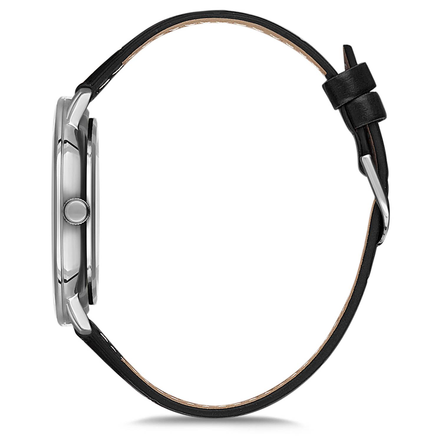 Omax Dome Series Black Leather Analog Watch For Men DCD001P32I Omax Dome Series Black Leather Analog Watch For Men DCD001P32I