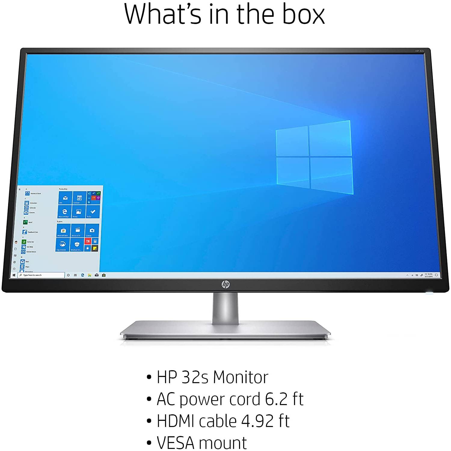 HP 32s Display Monitor, 31.5 Inches (2ud96as#abv) HP 32s Display Monitor, 31.5 Inches (2ud96as#abv)