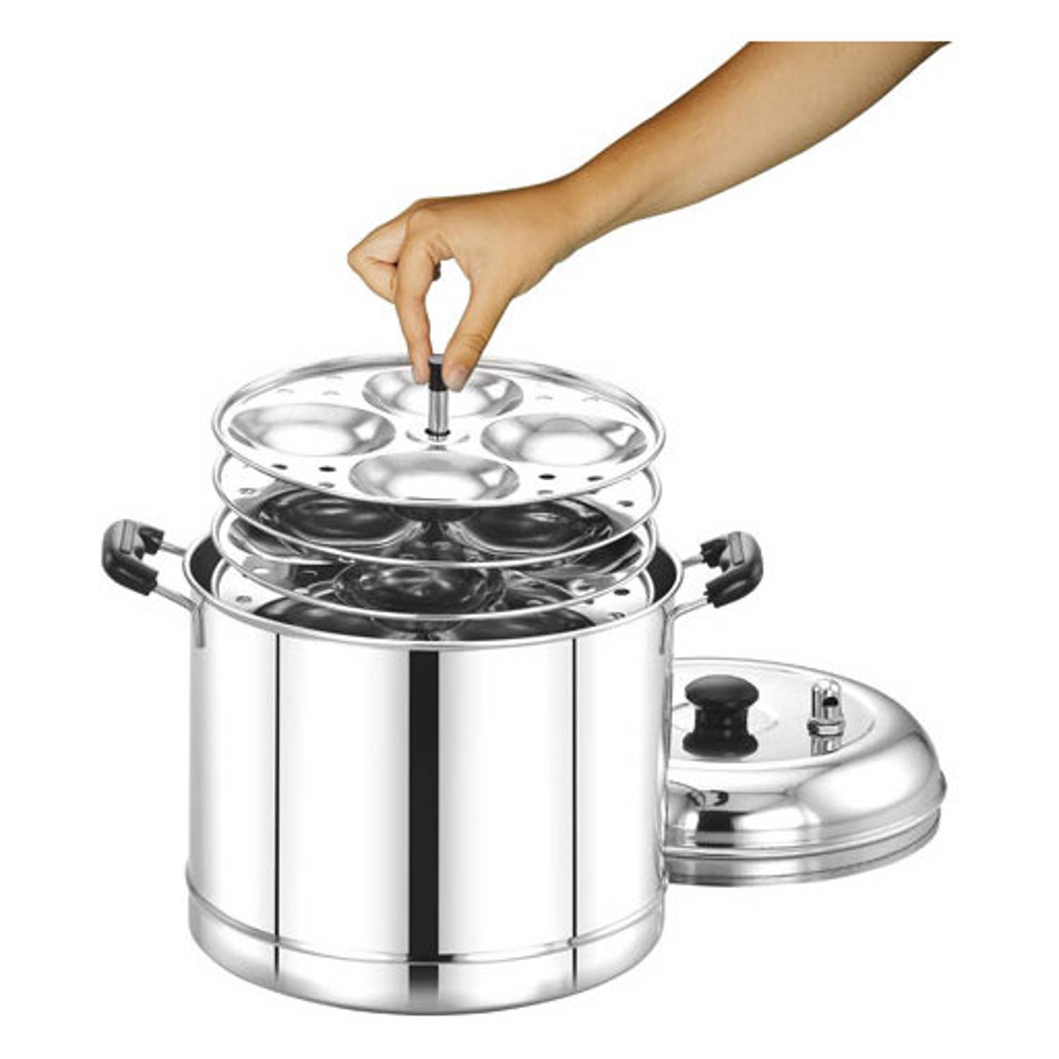 Royalford Stainless Steel Modern Idly Cooker (24pcs idly Capacity) Royalford Stainless Steel Modern Idly Cooker (24pcs idly Capacity)