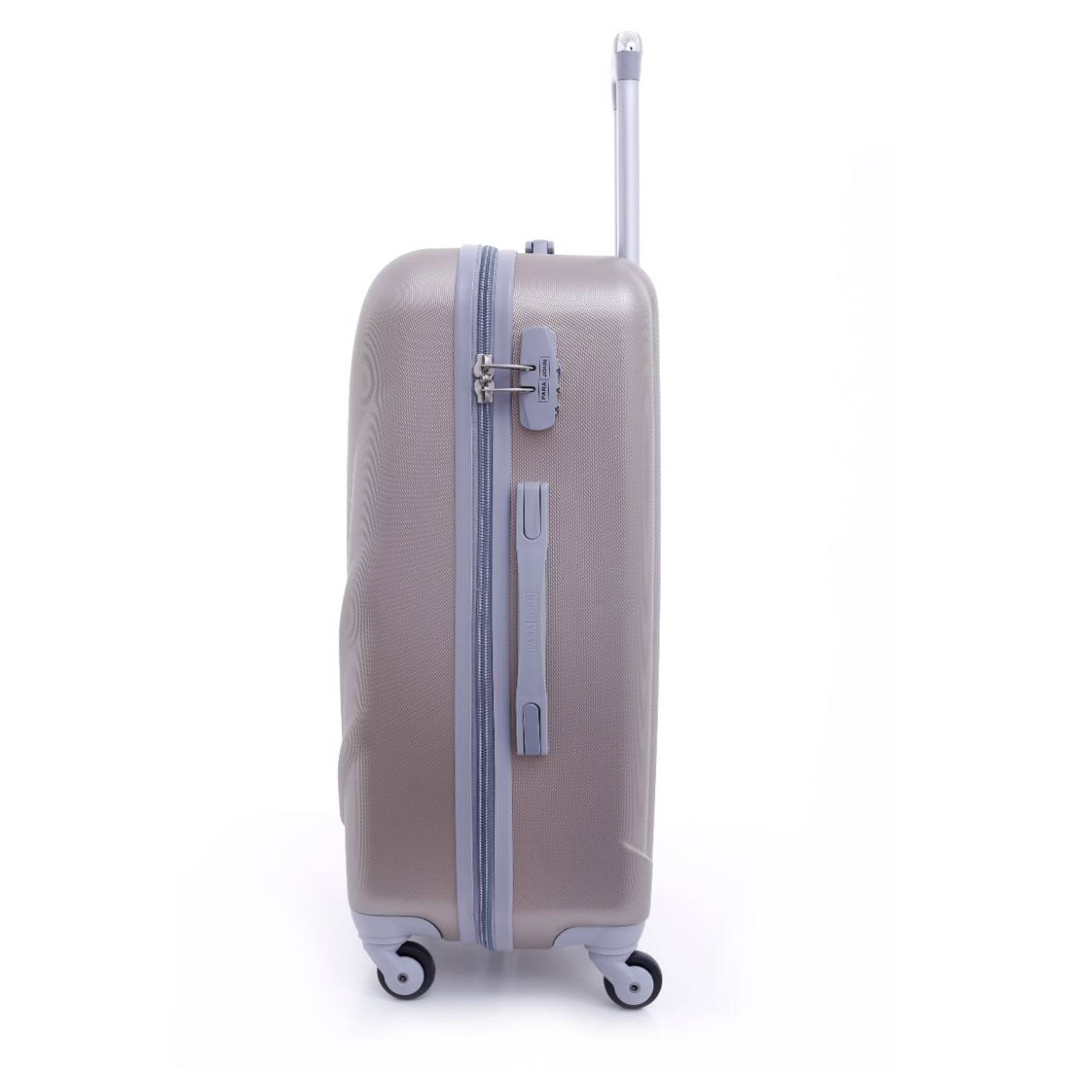 Para John ABS Luggage Travel Trolley With 4 Wheels 3pcs Set Golden Para John ABS Luggage Travel Trolley With 4 Wheels 3pcs Set Golden