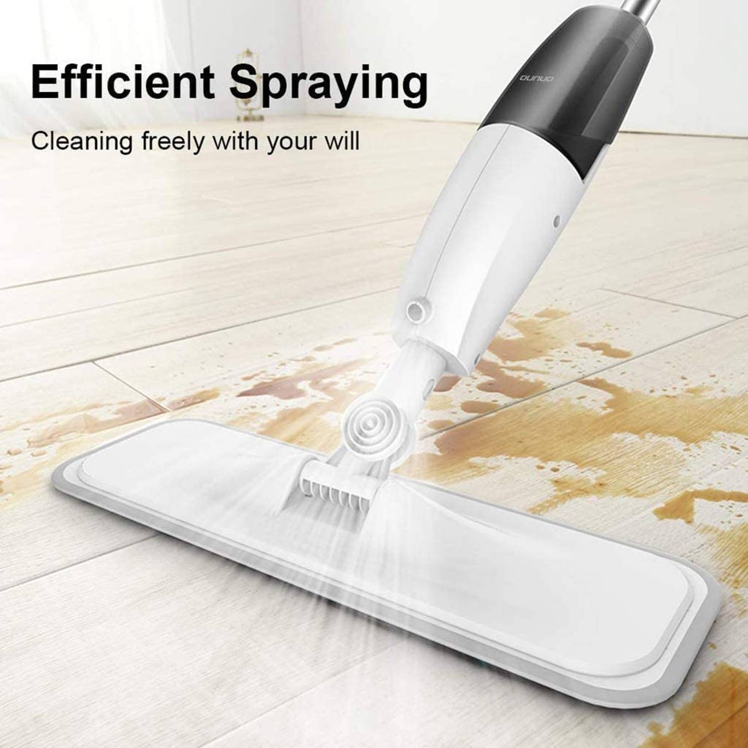 Deerma Labor-saving Lightweight Water Spray Mop White, TB500 Deerma Labor-saving Lightweight Water Spray Mop White, TB500