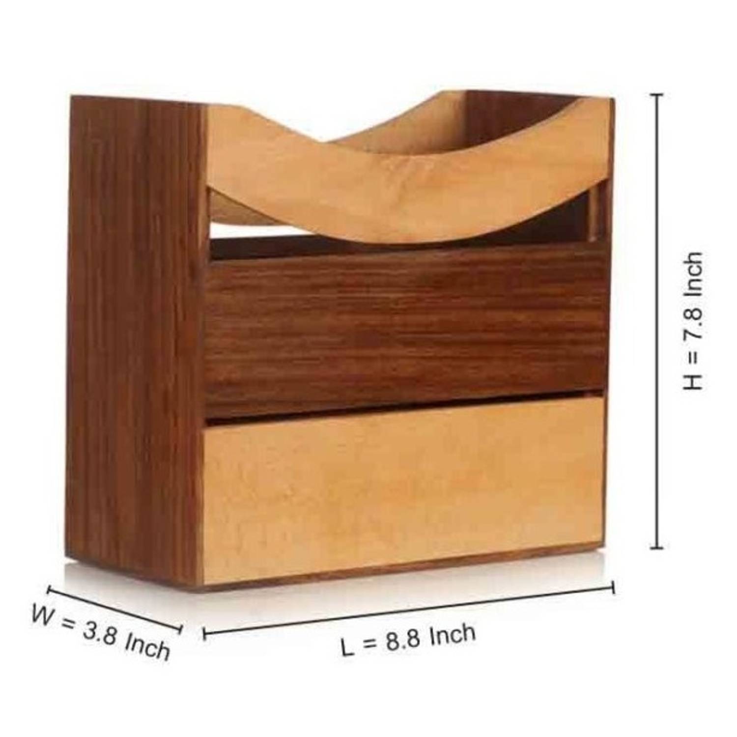 Moorni EL007017 Wooden Newspaper Stand Moorni EL007017 Wooden Newspaper Stand